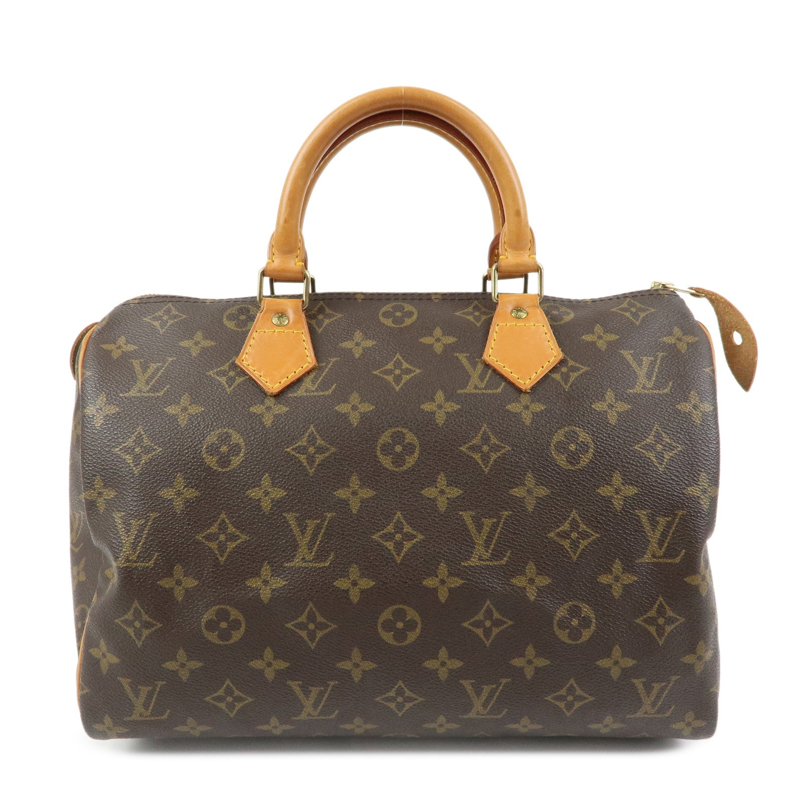 Louis Vuitton Monogram Speedy 30 Boston Bag Hand Bag Brown M41526