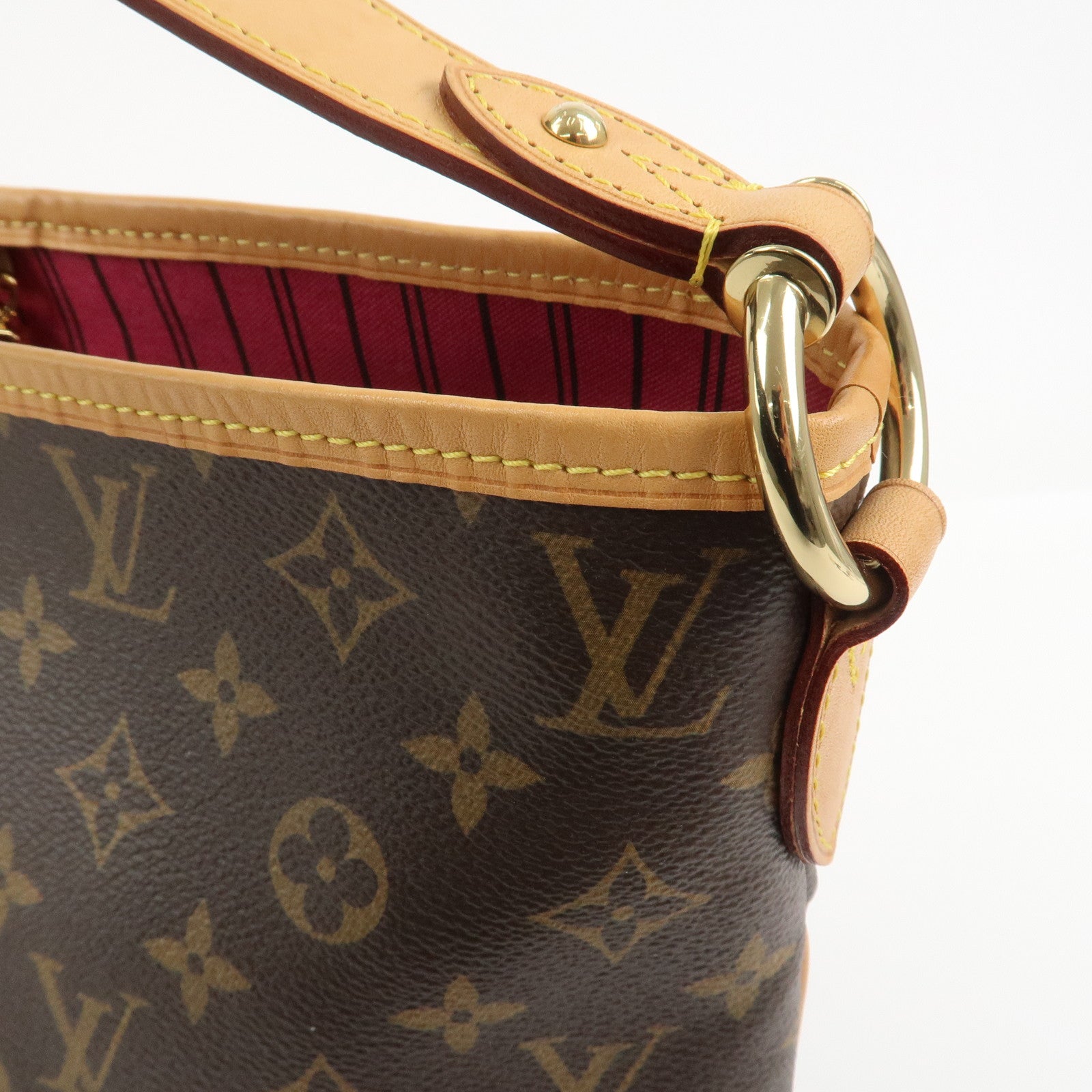 Louis Vuitton Monogram Delightful PM Shoulder Bag Brown M50155
