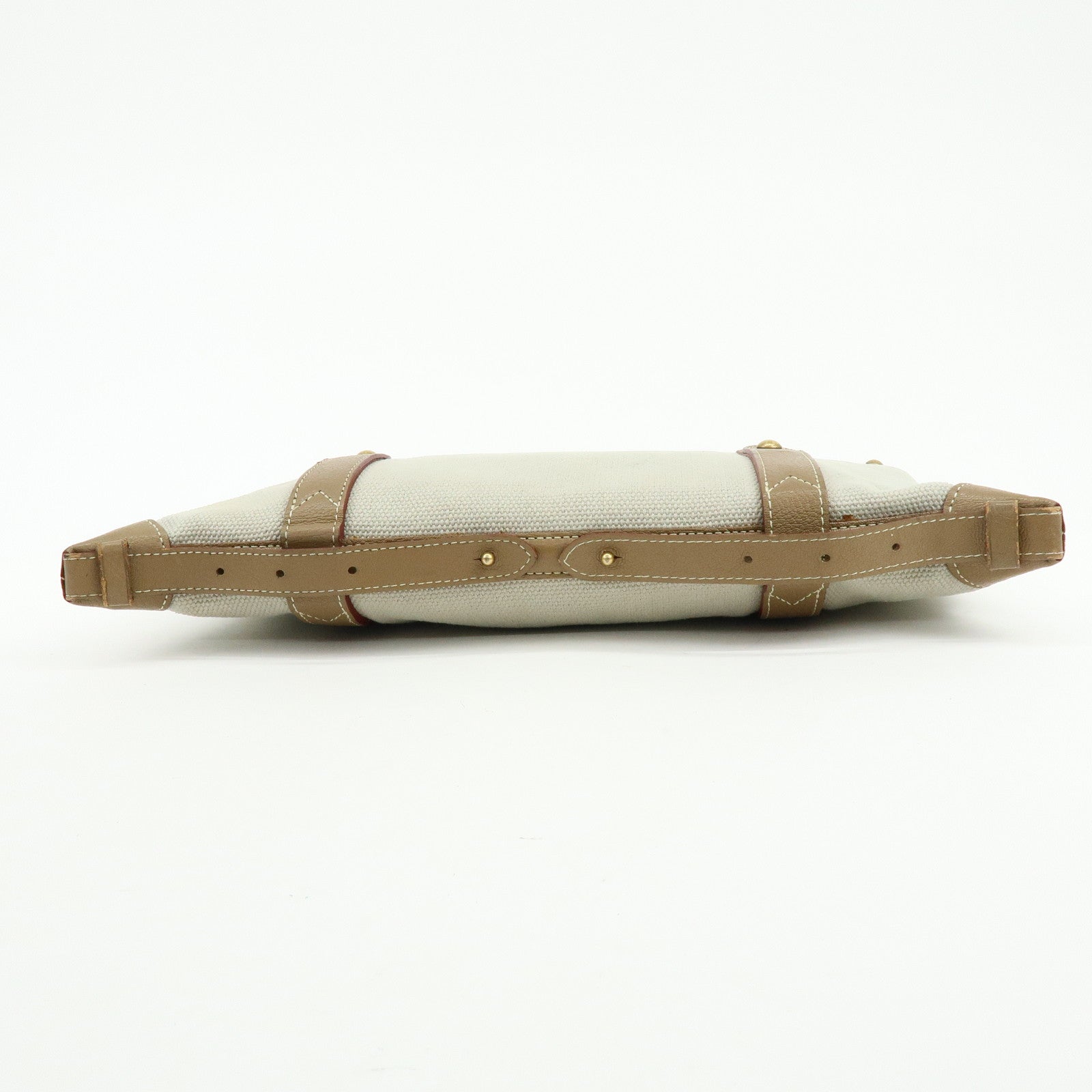 Louis Vuitton Antigua Poaplum GM Canvas Leather Tote Bag M48831