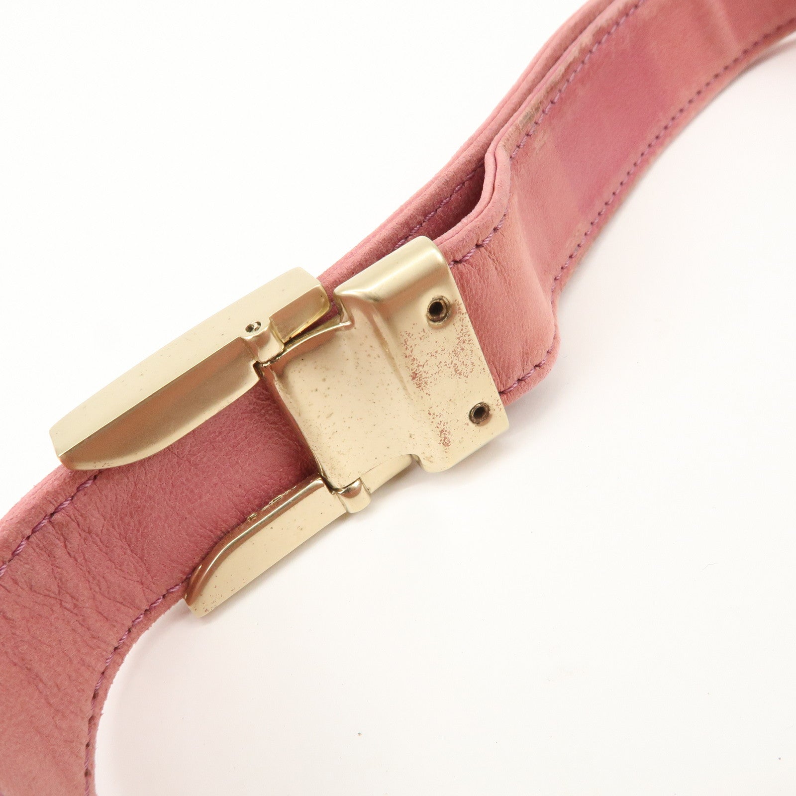 CHANEL COCO Mark Chocolate Bar Lamb Skin Shoulder Bag Pink