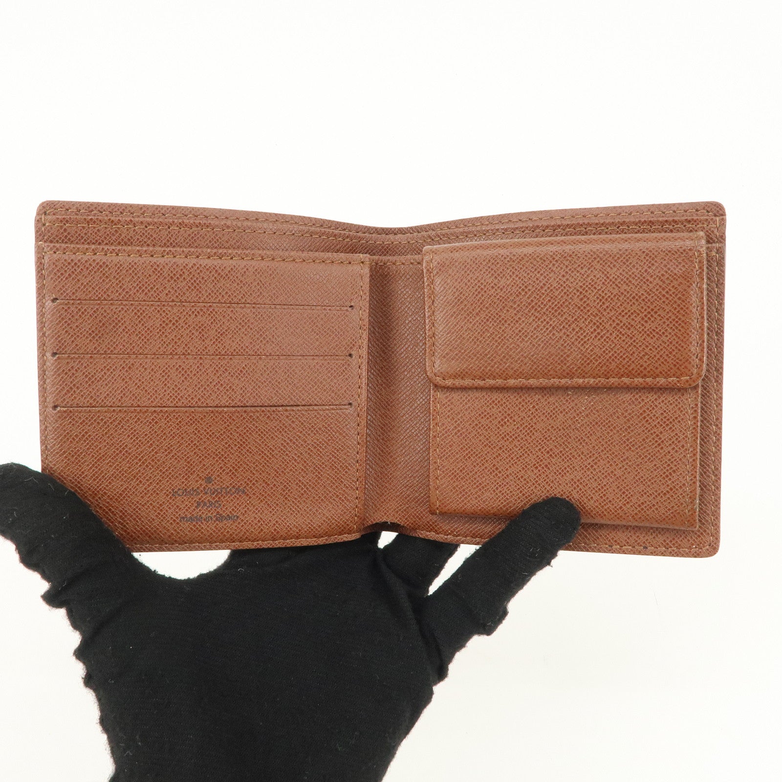 Louis Vuitton Monogram Portefeuille Marco Bi-fold Wallet M61675 Used