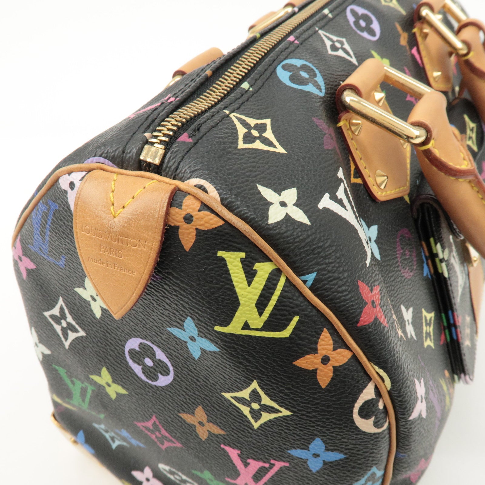 Louis Vuitton Monogram Multicolor Speedy 30 Hand Bag M92642 Used
