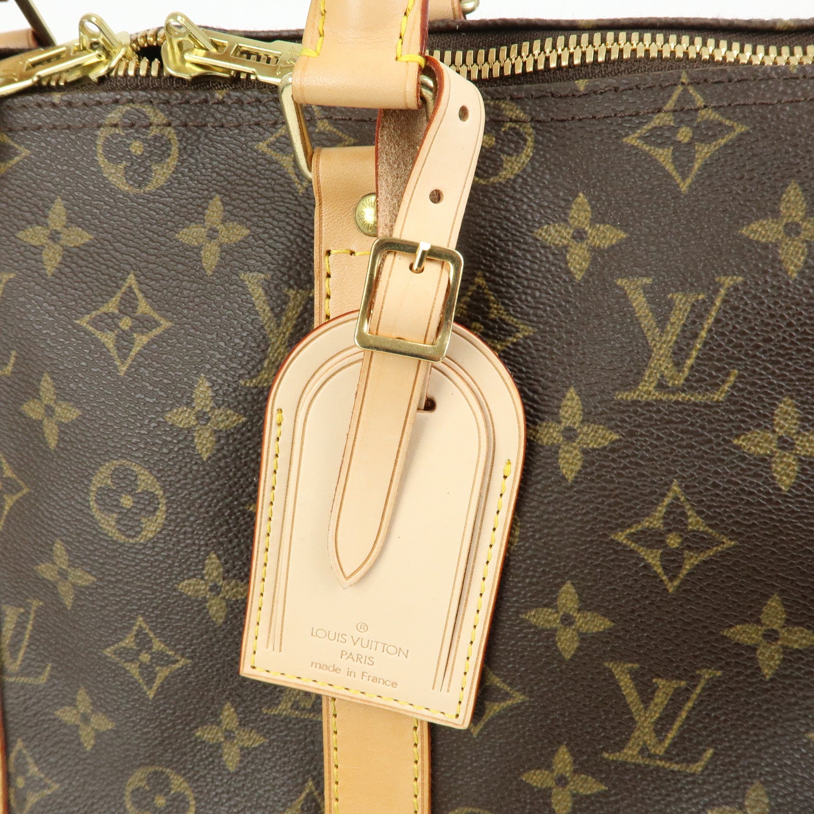 Louis Vuitton Monogram Keep All Bandouliere 45 Boston Bag M41418