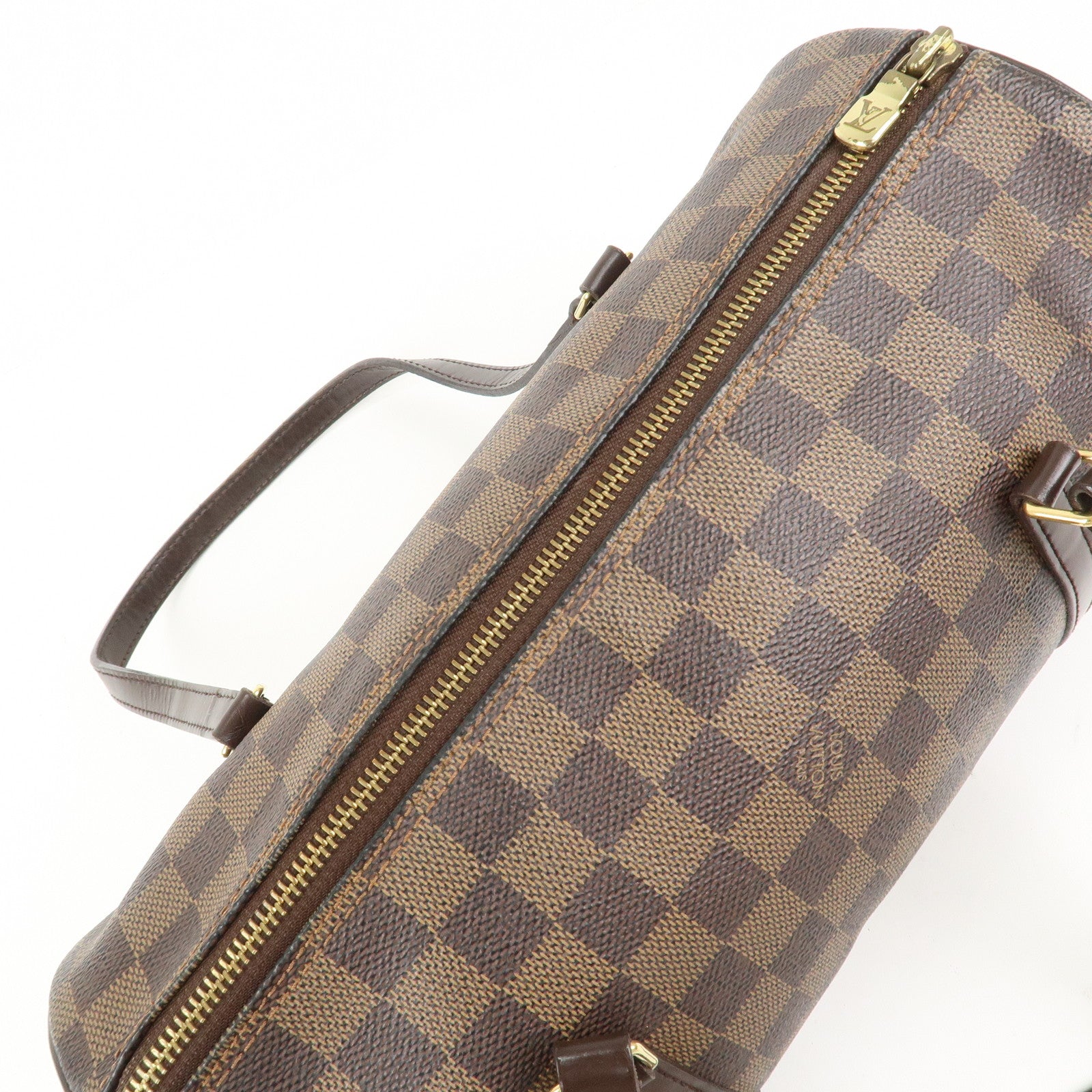 Louis Vuitton Damier Ebene Papillon 30 Hand Bag Brown N51303