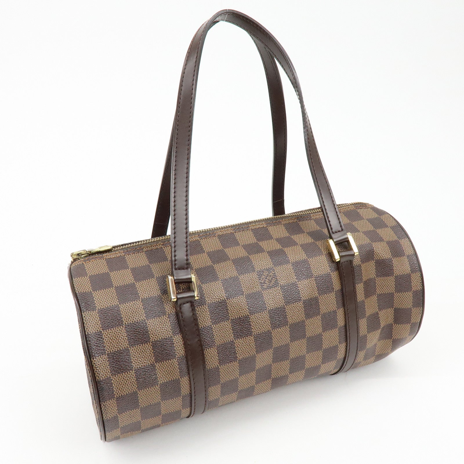 Louis Vuitton Damier Ebene Papillon 30 Hand Bag Brown N51303
