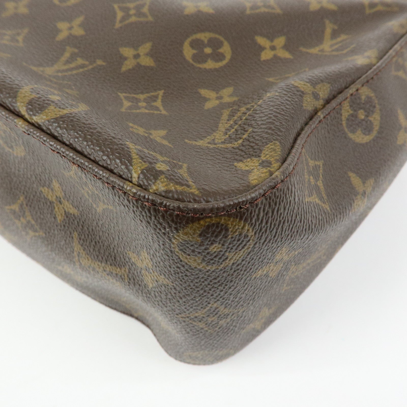 Louis Vuitton Monogram Looping GM Shoulder Bag Brown M51145