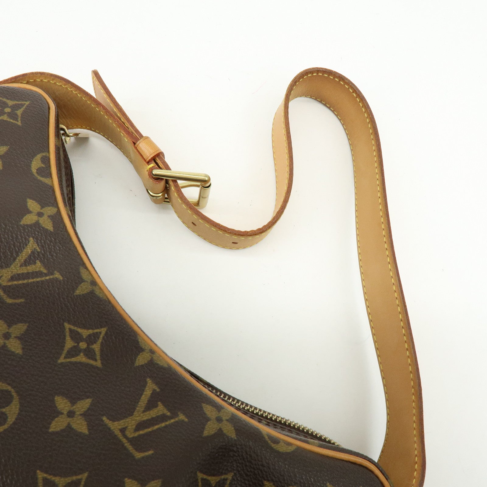 Louis Vuitton Monogram Croissant MM Shoulder Bag Brown M51512