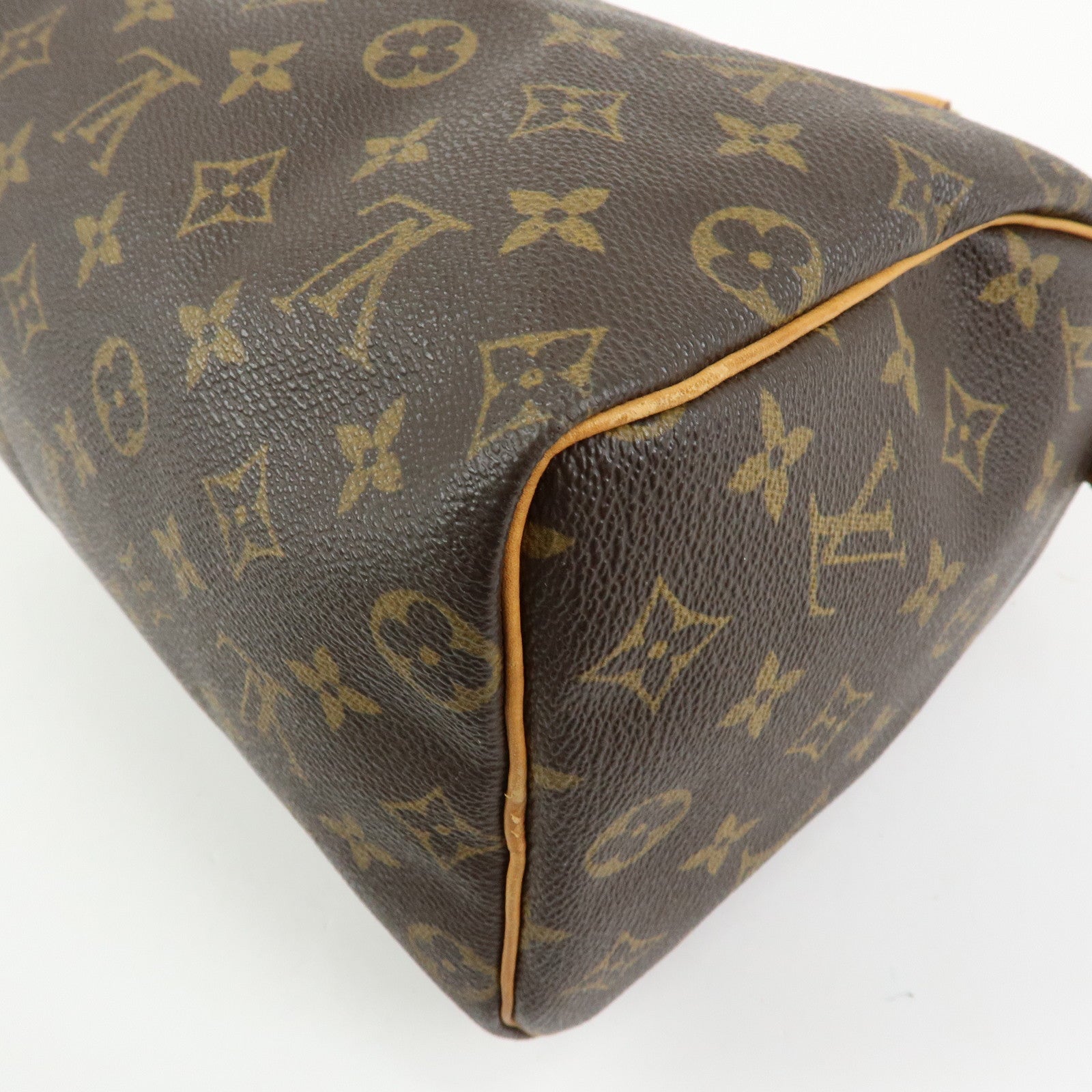 Louis Vuitton Monogram Speedy 25 Boston Bag Hand Bag Brown M41528