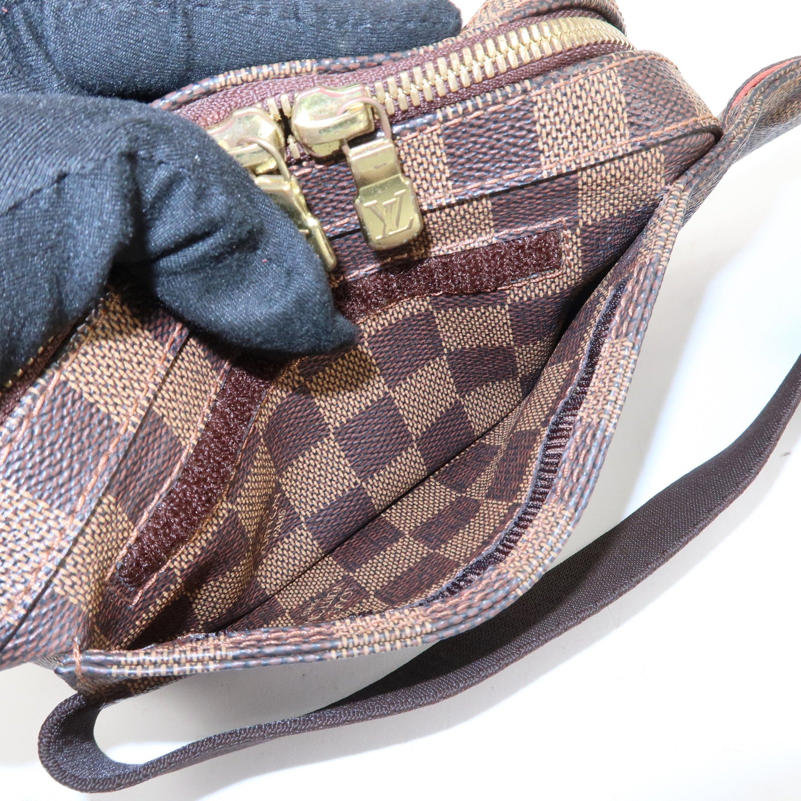 Louis Vuitton Damier Ebene Geronimos Crossbody Bag Waist Bag N51994 Used