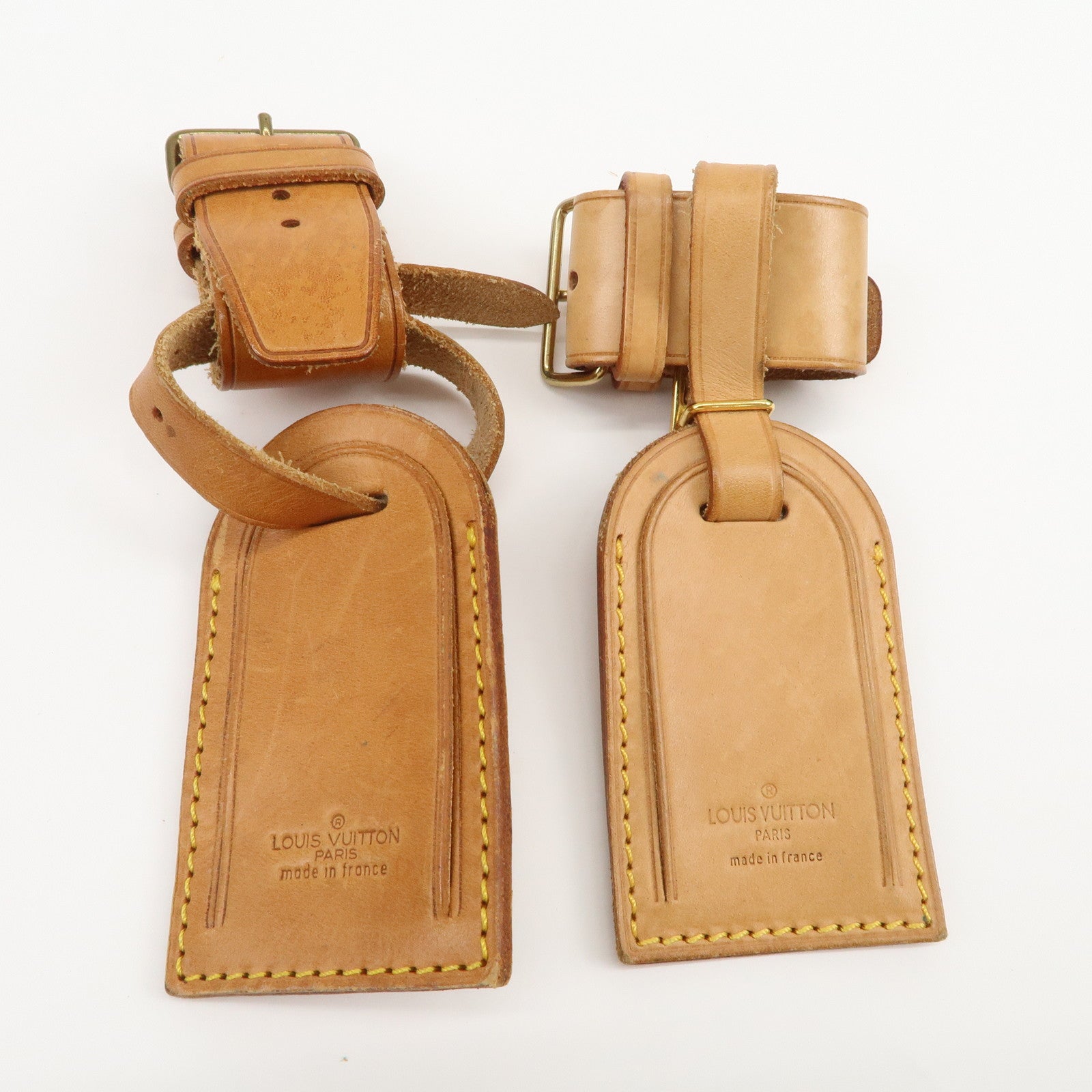 Louis Vuitton Set of 10 Leather Name Tag & Poignet