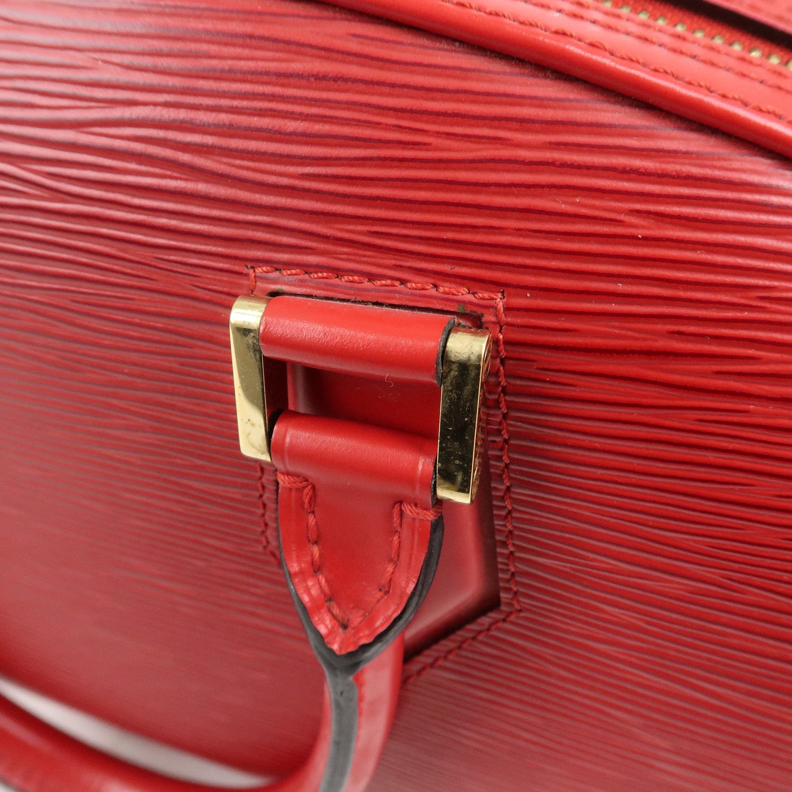 Louis Vuitton Epi Jasmine Hand Bag Castilian Red M52087