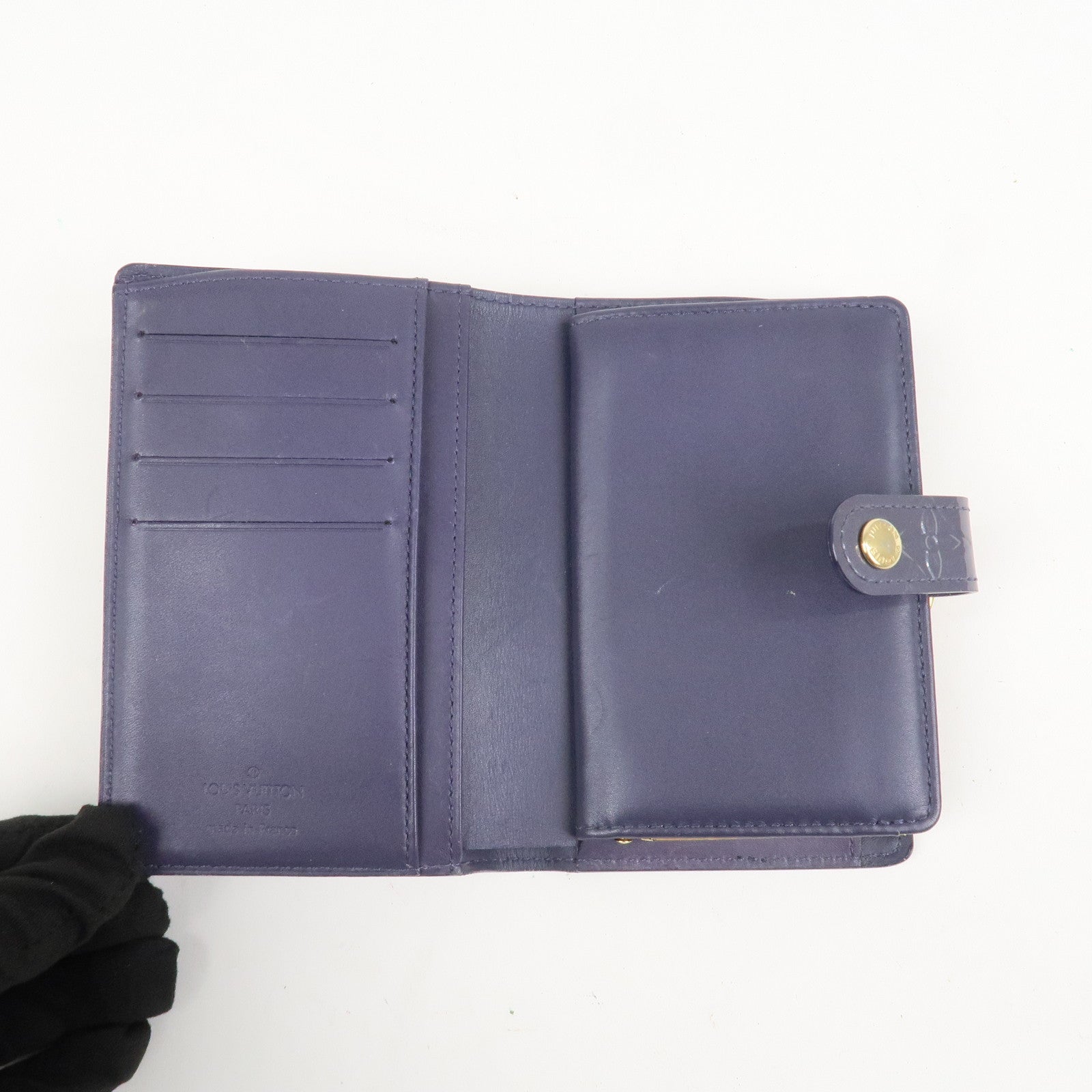 Louis Vuitton Monogram Vernis Porte Billets Viennois Wallet M91362