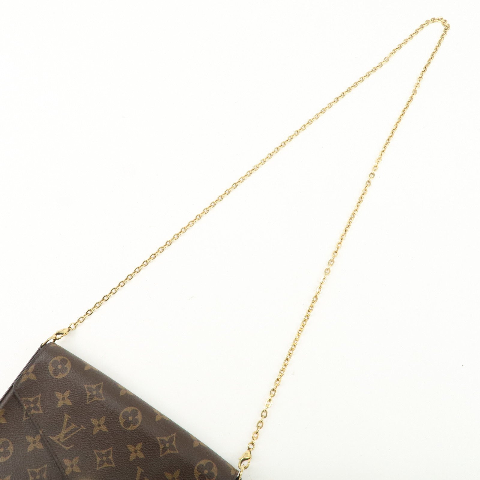 Louis Vuitton Monogram Pochette Felicie Shoulder Bag Brown M61276