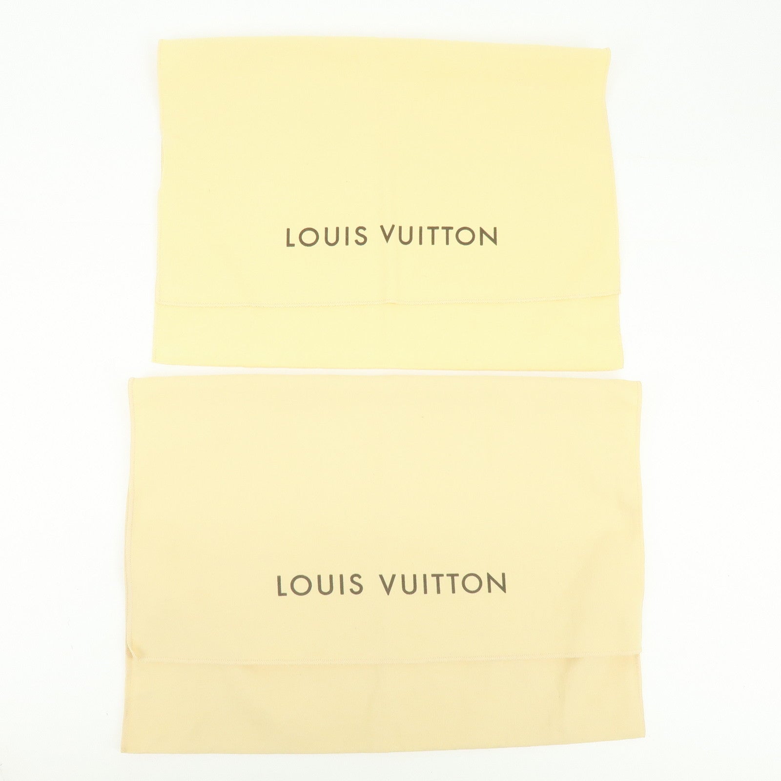 Loiuis Vuitton Set Of 10 Dust Bag Flap Style Beige Brown
