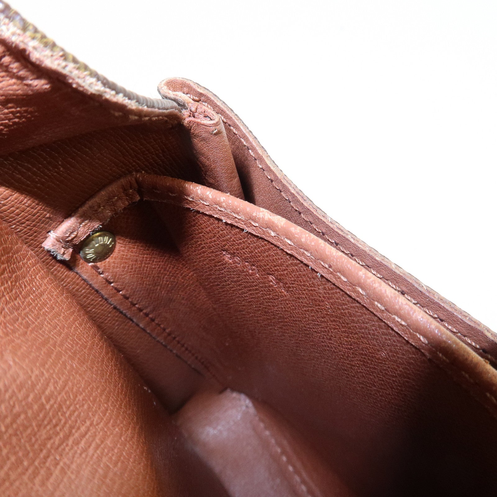 Louis Vuitton Monogram Cartouchiere MM Shoulder Bag M51253 Used