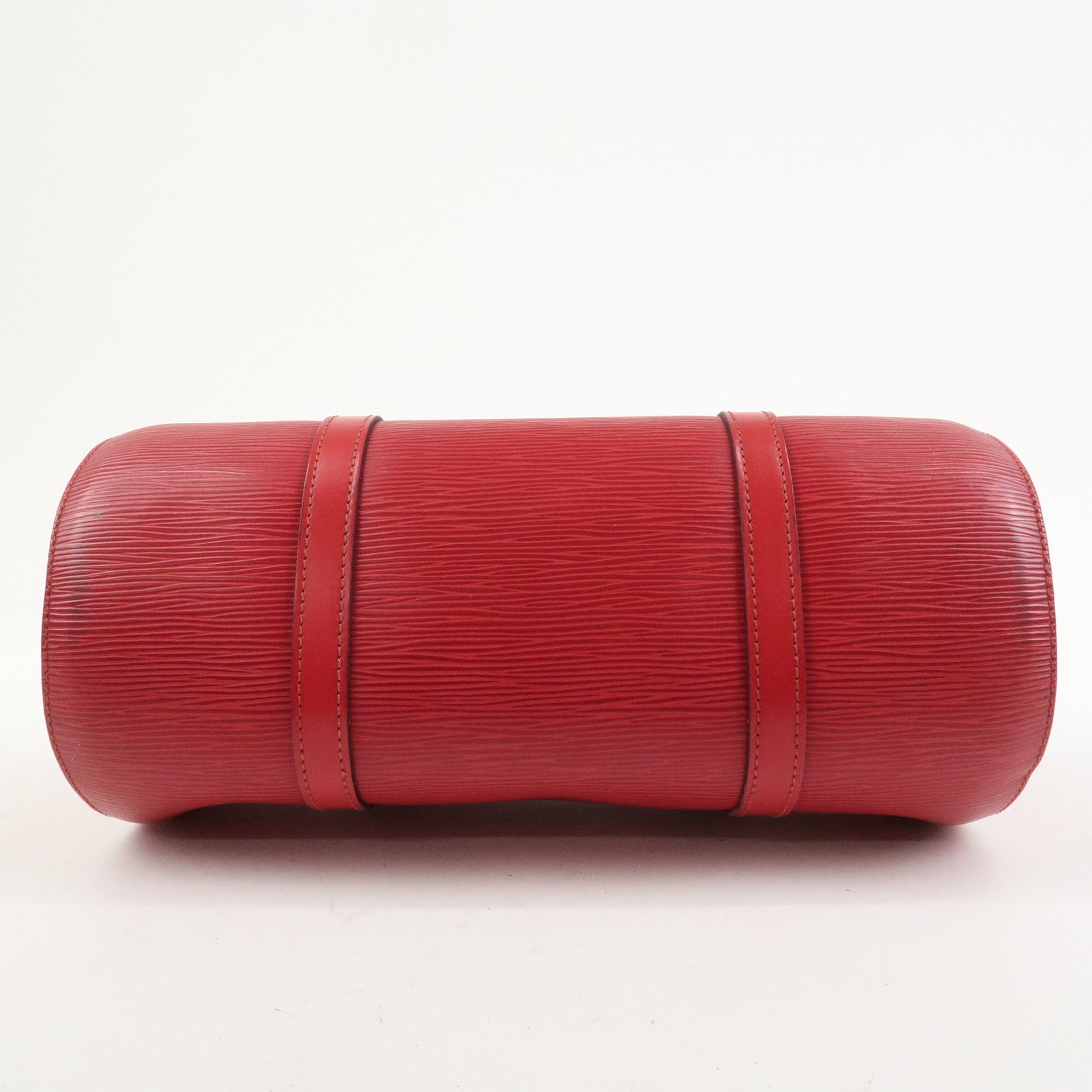 Louis Vuitton Epi Soufflot Hand Bag Castillian Red M52227