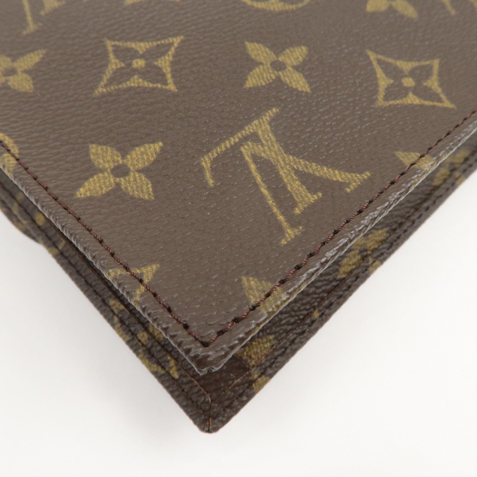 Louis Vuitton Monogram Pochette Lava 23 Clutch Bag Brown M51940