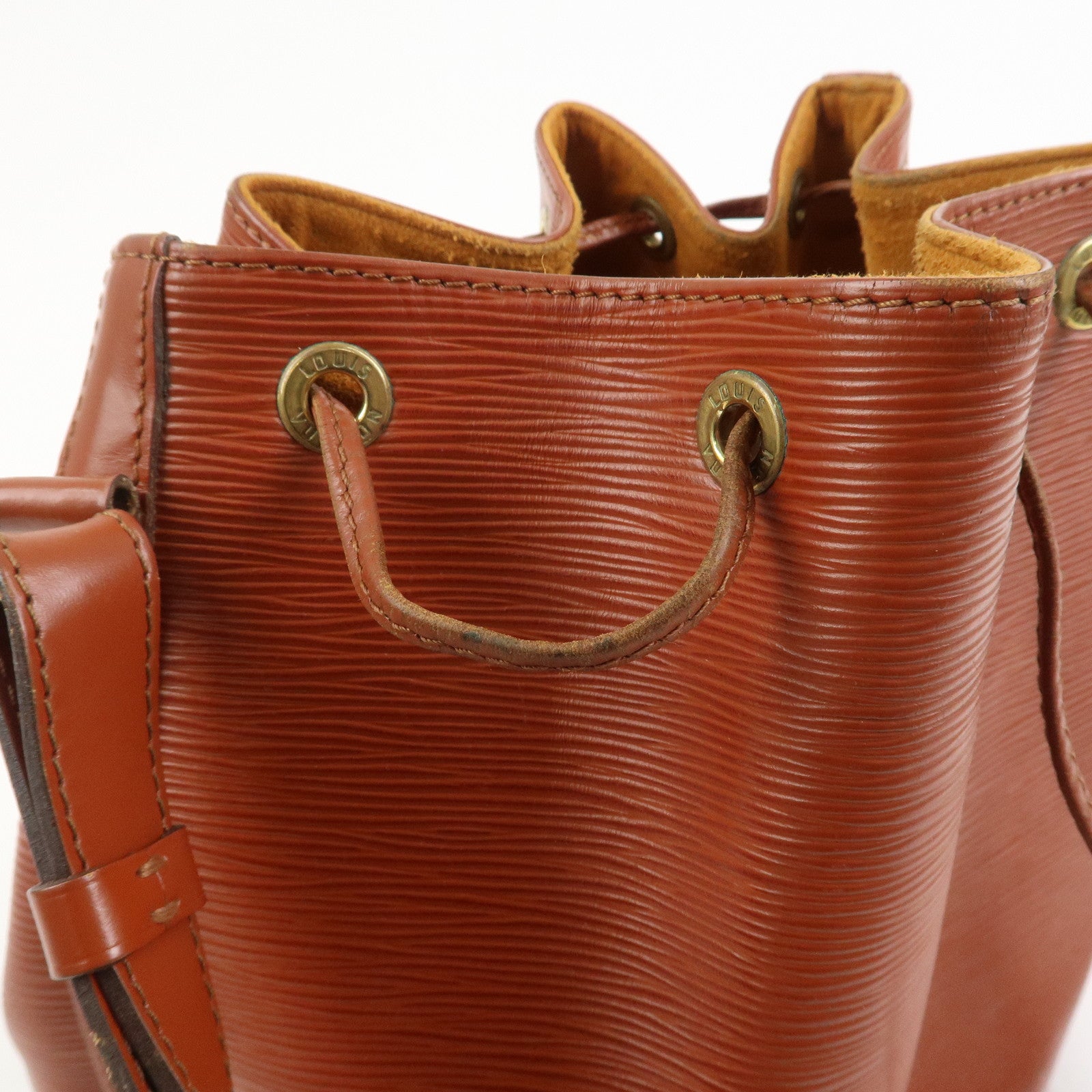 Louis Vuitton Epi Petit Noe Shoulder Bag Kenya Brown M44103