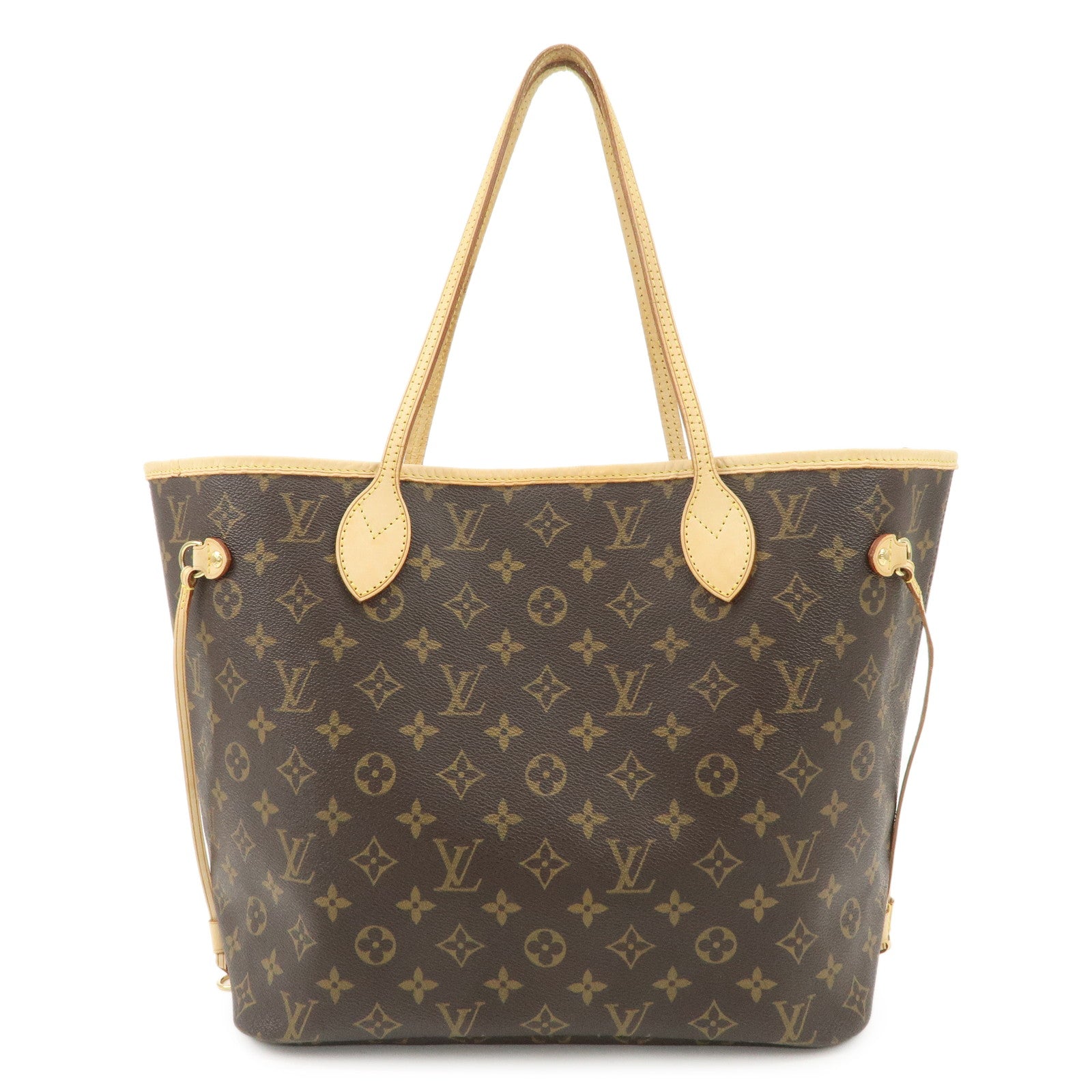 Louis Vuitton Monogram Neverfull MM Tote Bag Brown M40156