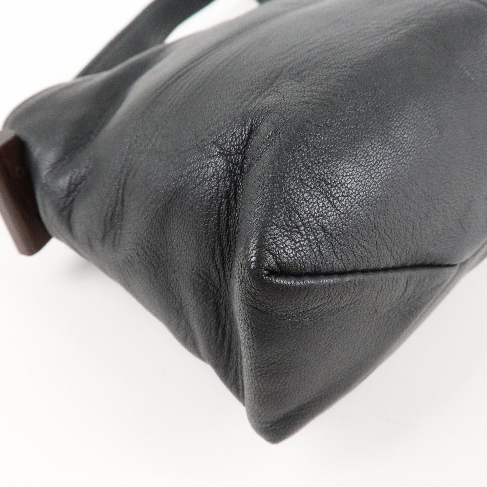 LOEWE Nappa Leather Shoulder Bag Crossbody Bag Black Used