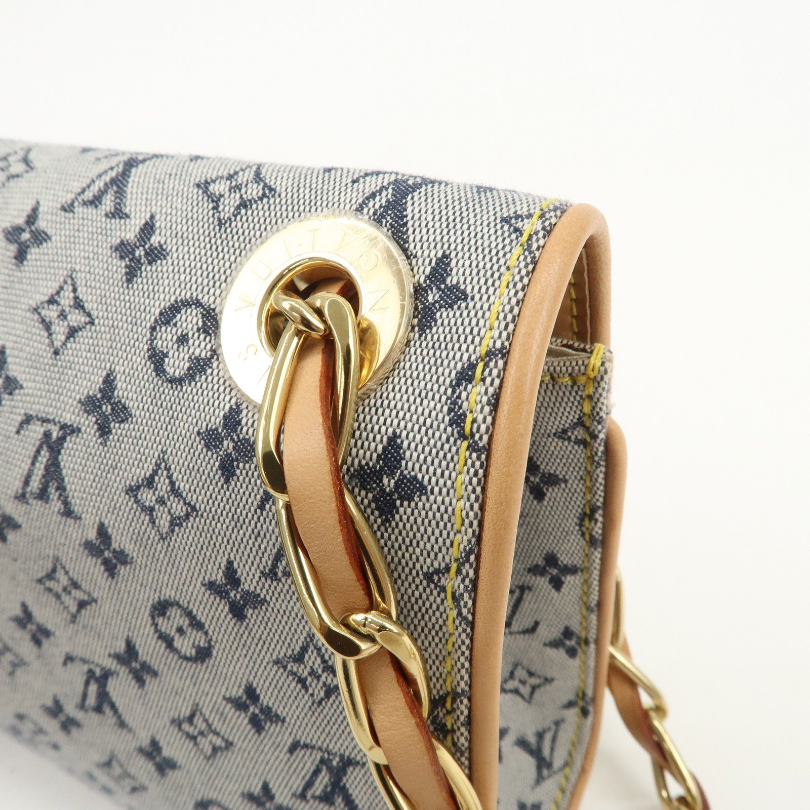 Louis Vuitton Monogram Mini Camille Shoulder Bag Blue M92002