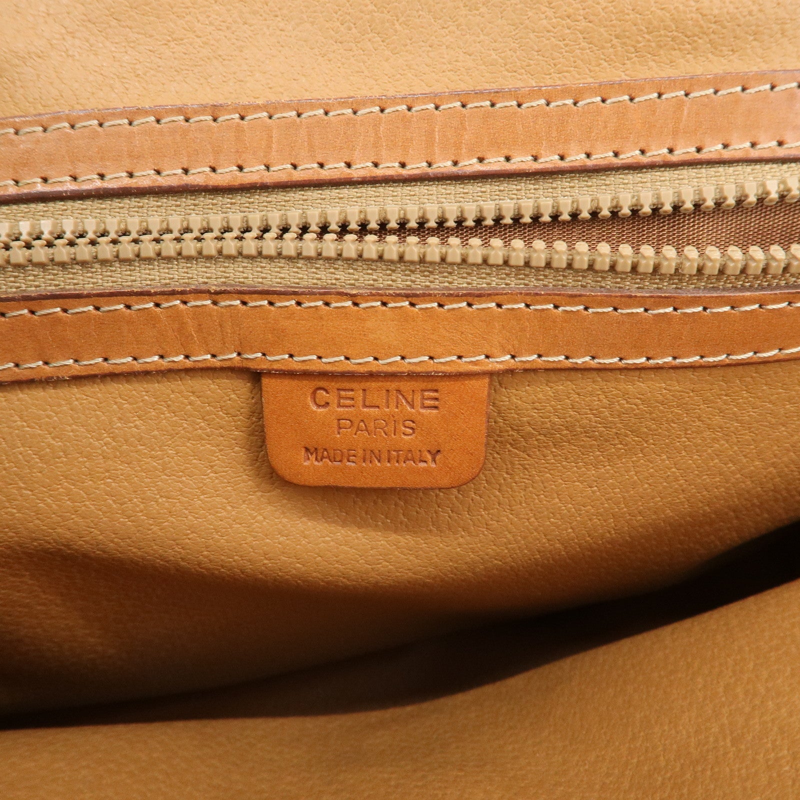 CELINE Macadam PVC Leather Hand Bag Shoulder Bag