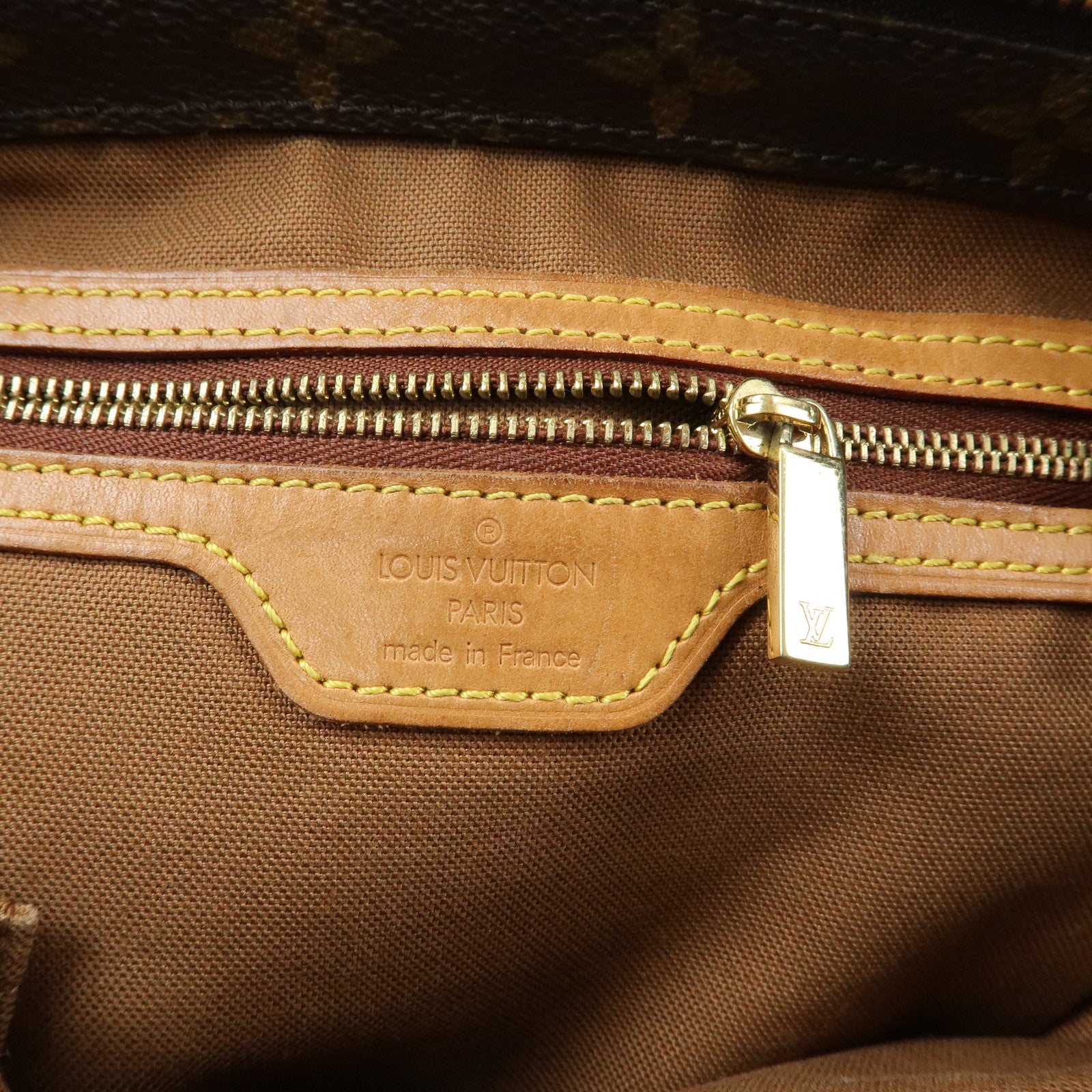 Louis Vuitton Monogram Cabas Piano Tote Bag Hand Bag M51148