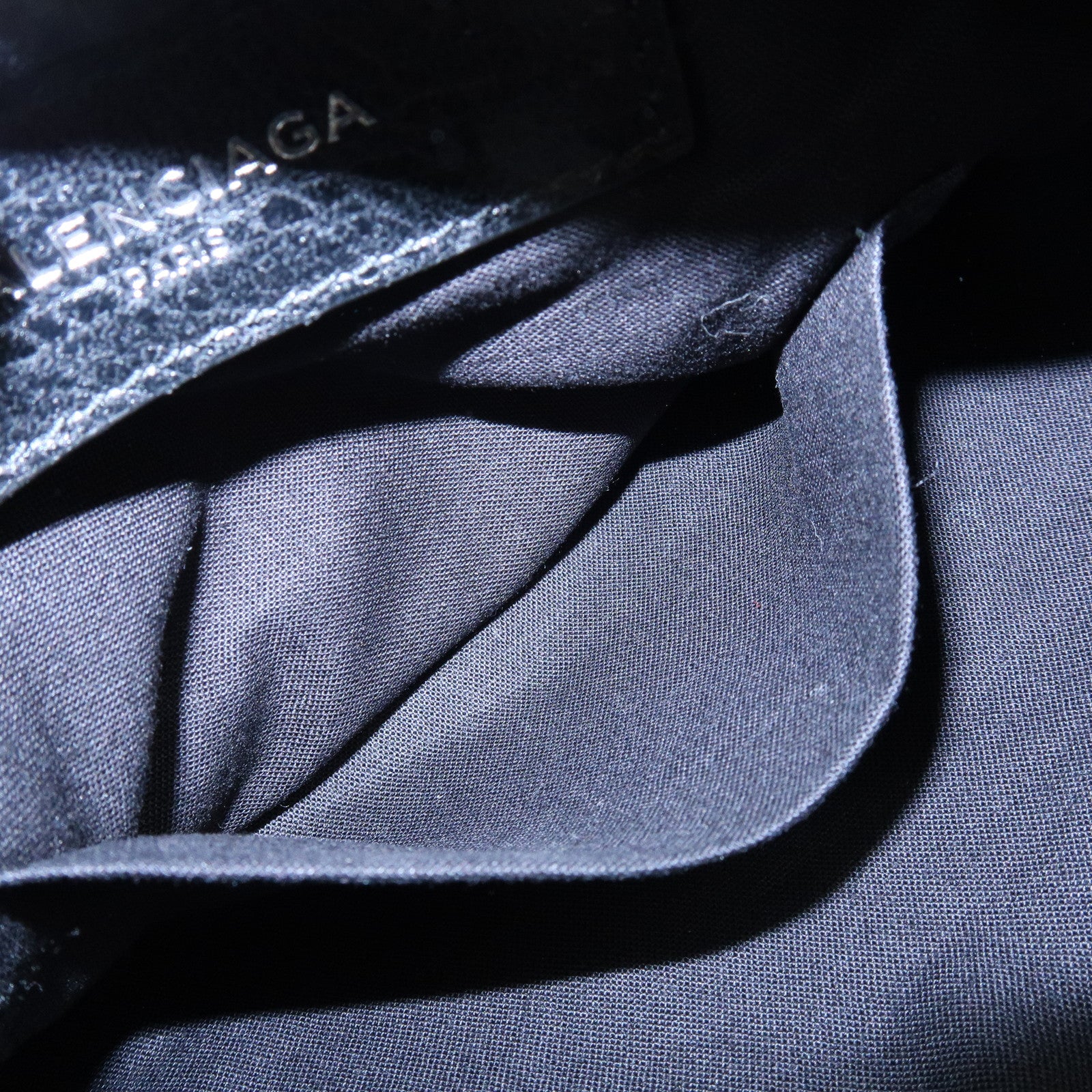 BALENCIAGA Neo Lift Leather Waist Bag Body Bag Black 542013