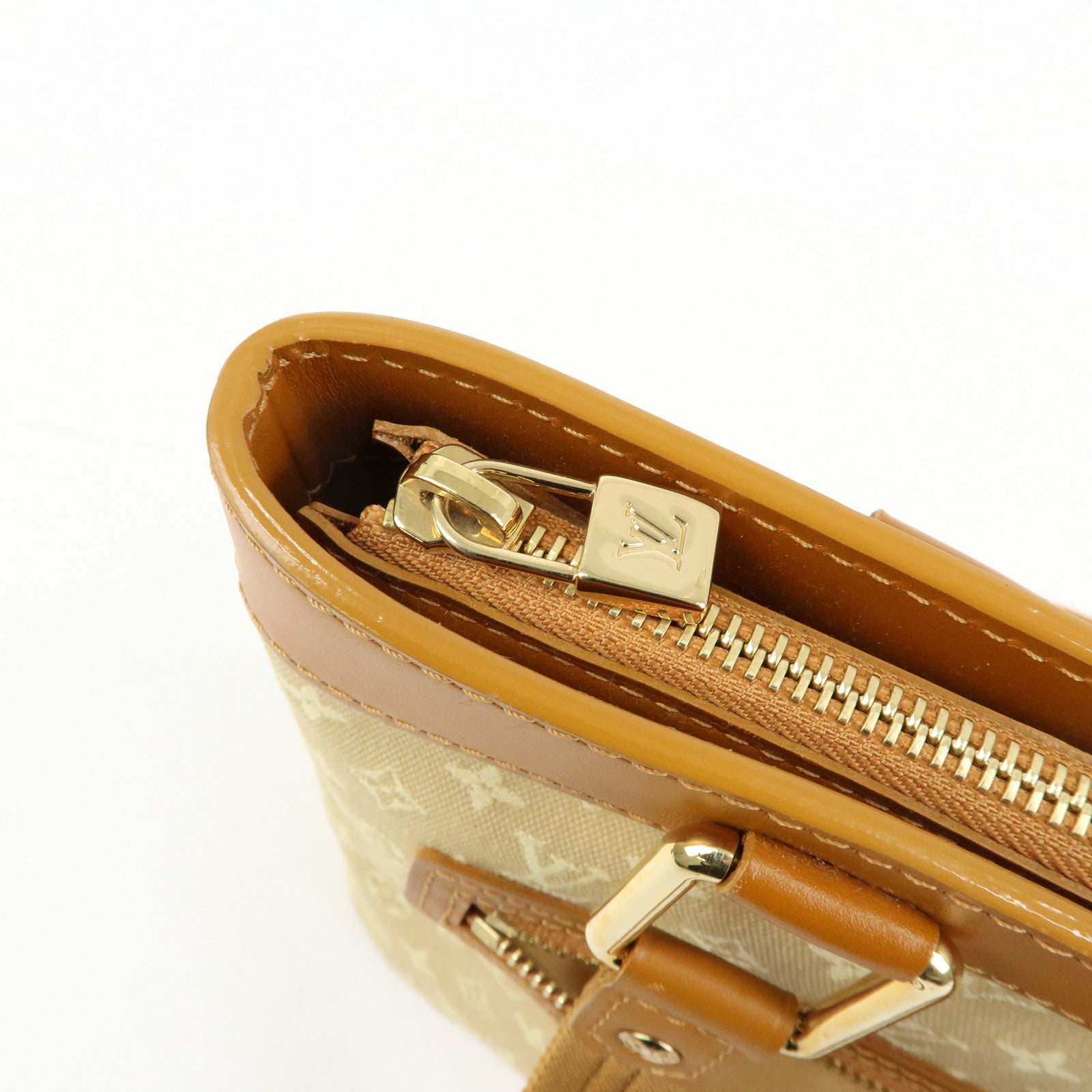 Louis Vuitton Monogram Mini Lucille PM Hand Bag Beige M92684