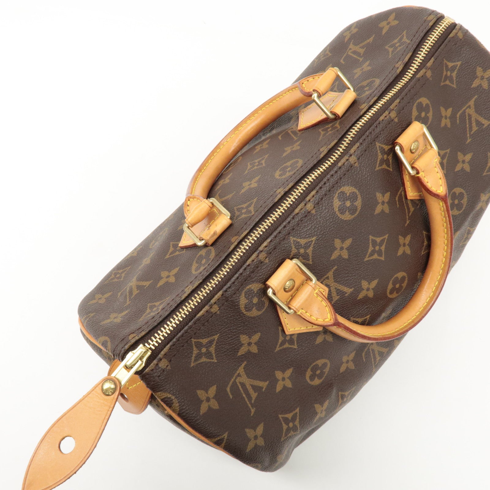 Louis Vuitton Monogram Speedy 30 Hand Bag Boston Bag M41526 Used