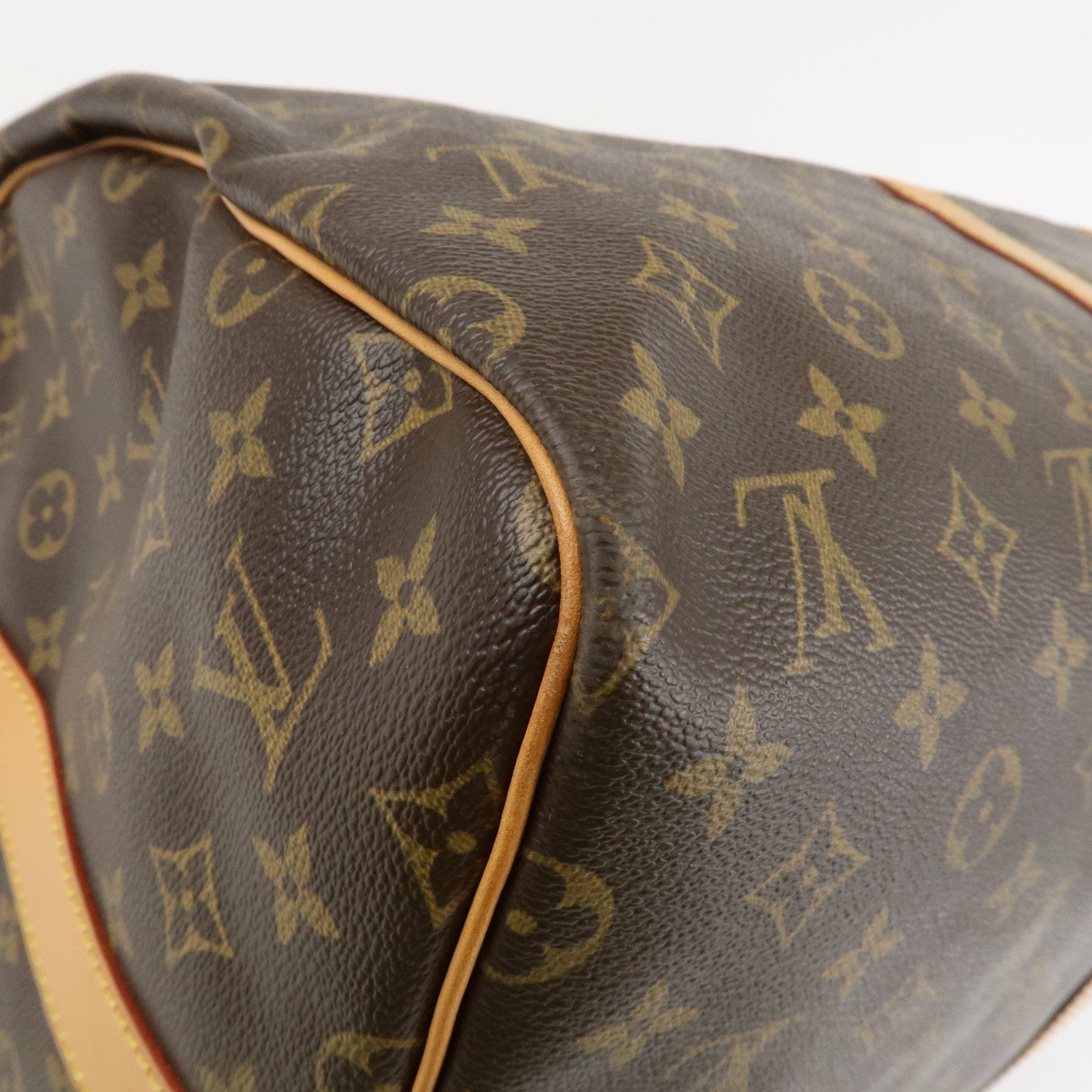 Louis Vuitton Monogram Keep All Bandouliere 55 Bag Brown M41414 Used