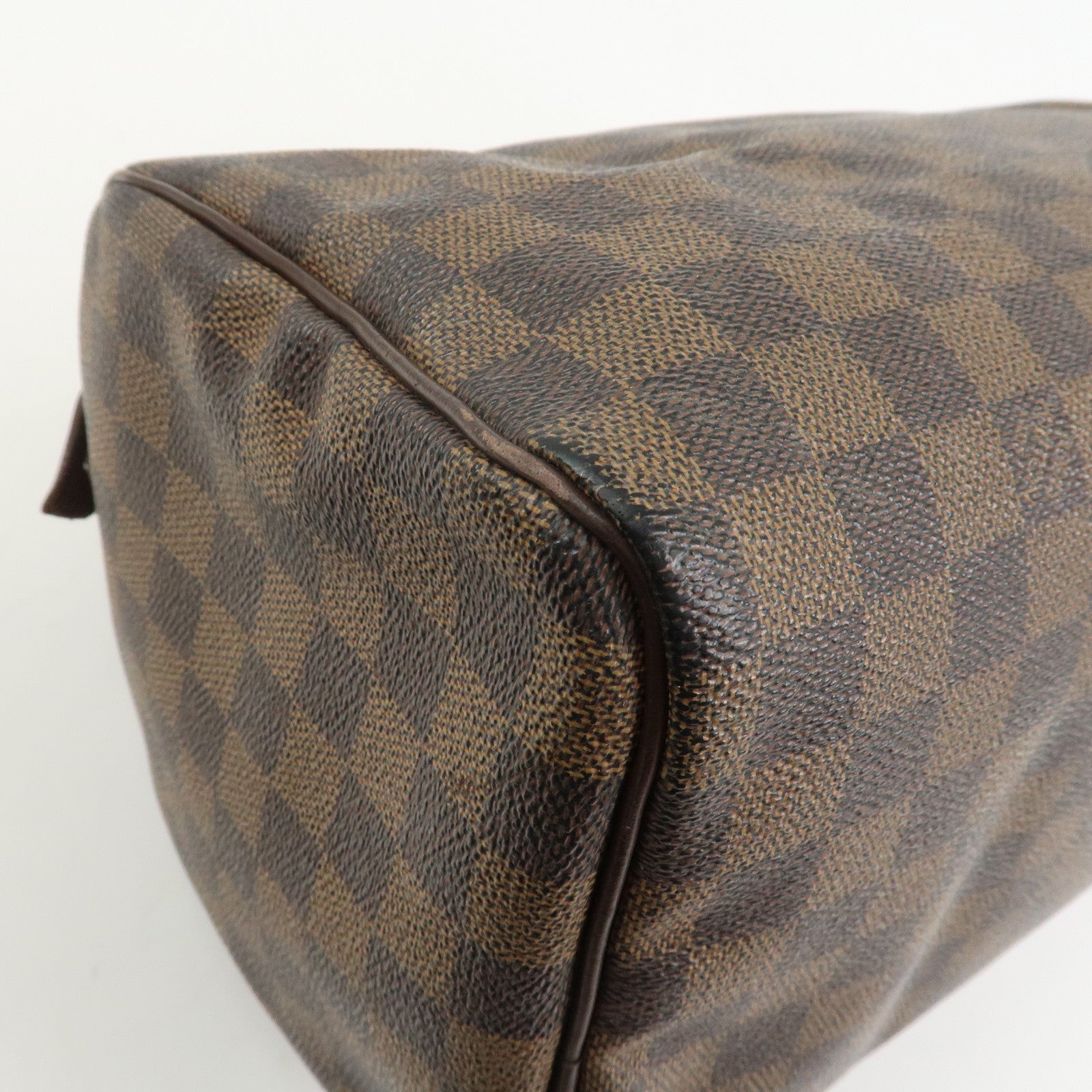 Louis Vuitton Damier Ebene Speedy 25 Hand Bag Boston Bag N41532