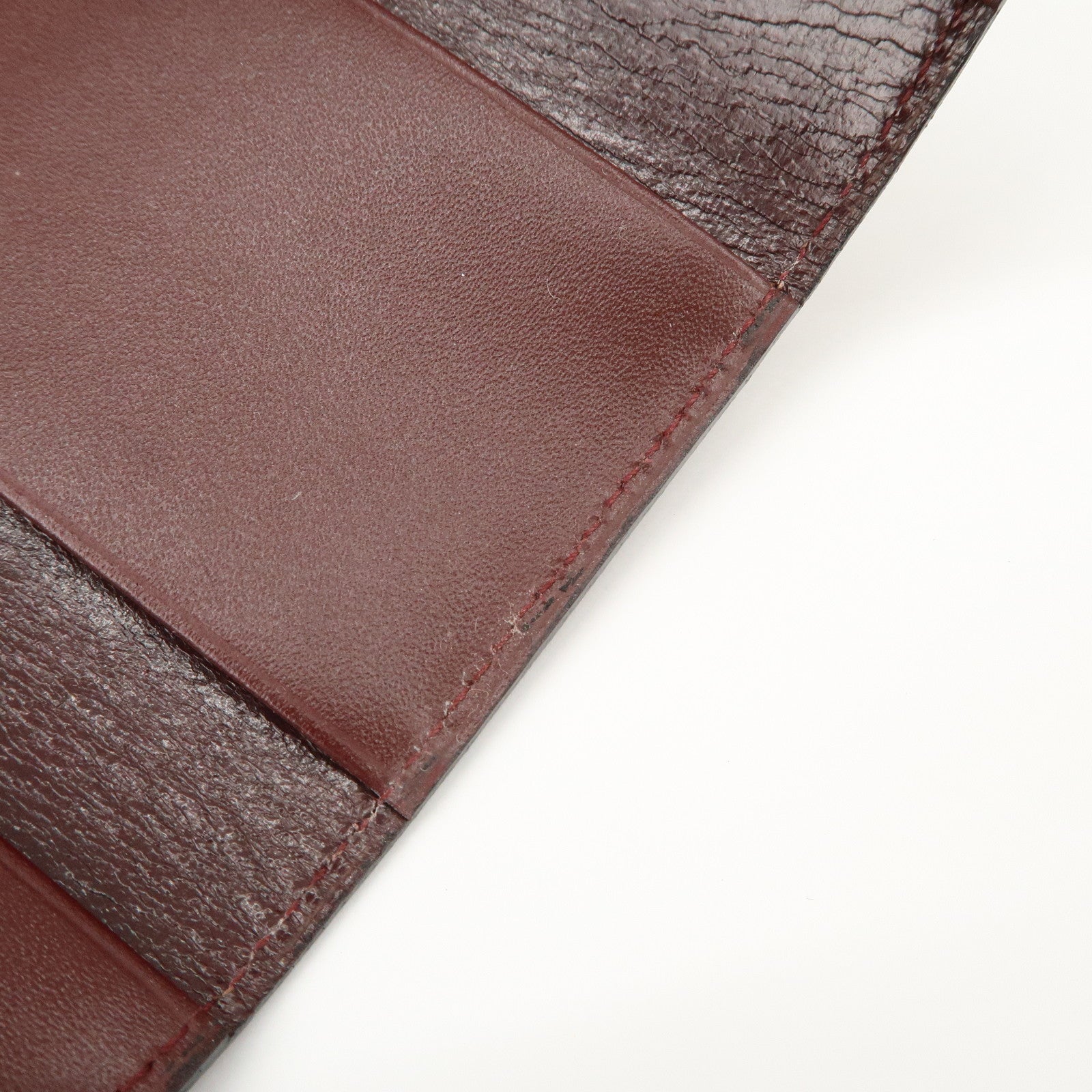 Cartier Must Line Calf Leather 6 Key Case Bordeaux