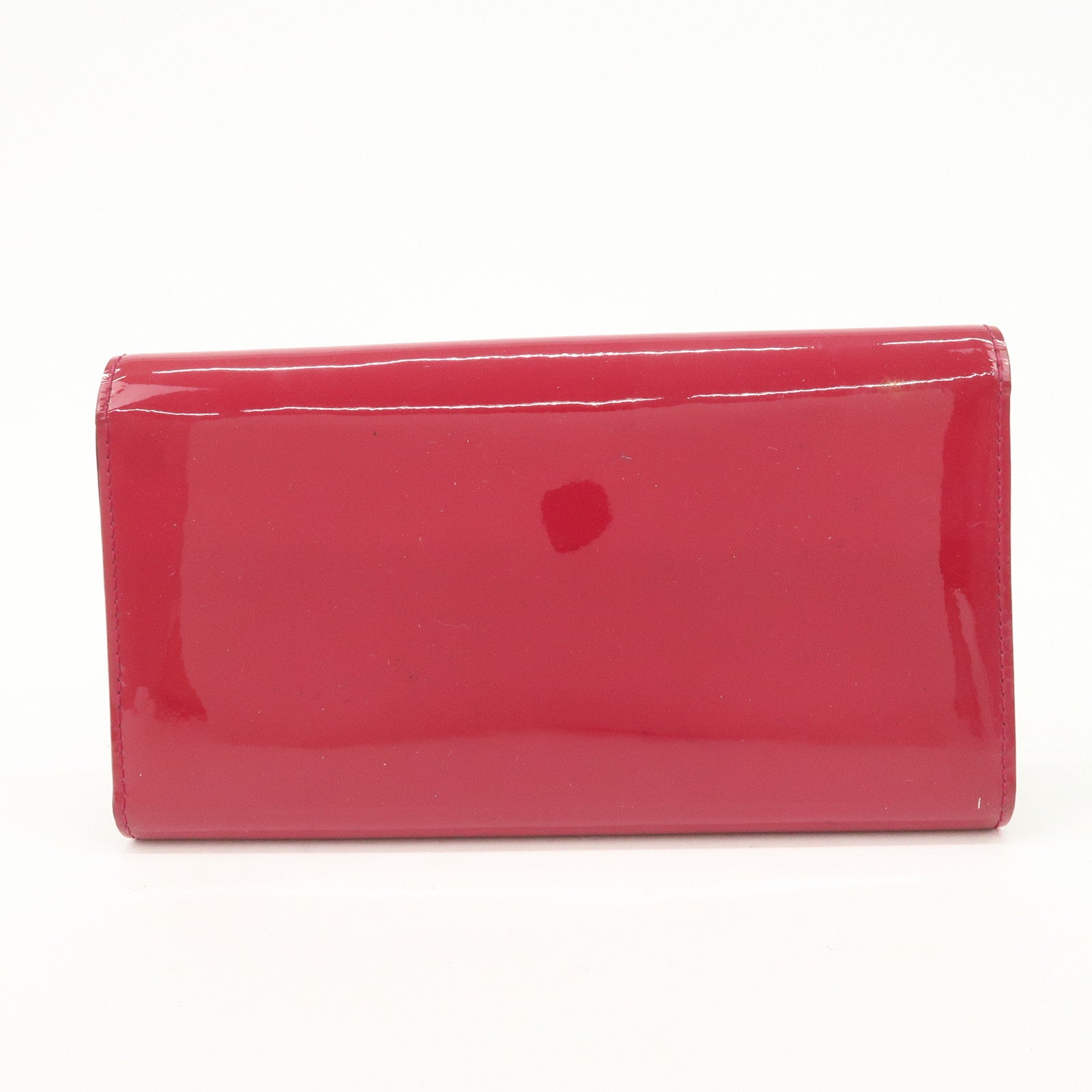 Louis Vuitton Vernis Leather Louise GM Clutch Bag Wallet Rose Indien M61317