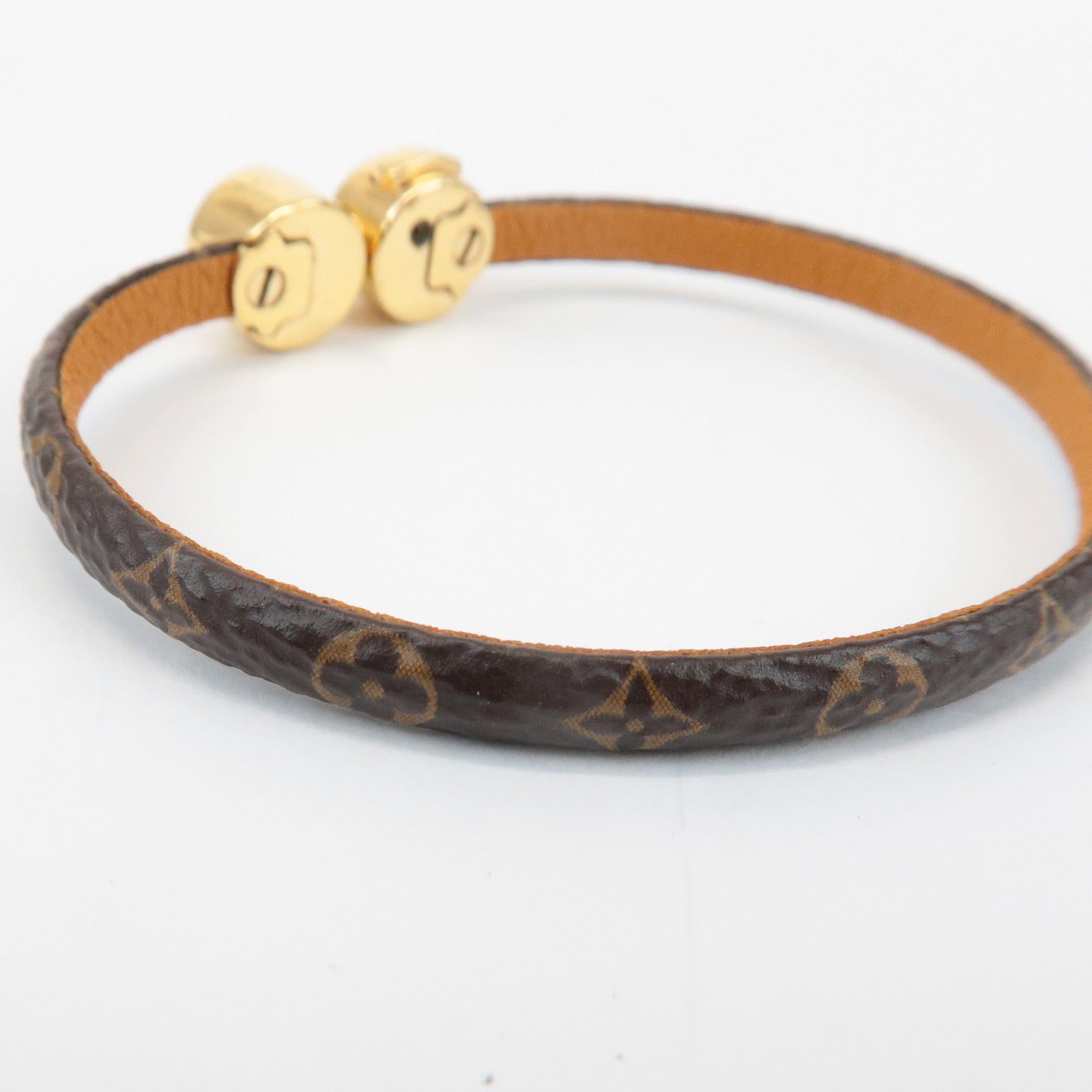 Louis Vuitton Monogram Canvas Hysteric Mini Bracelet M6407E Used