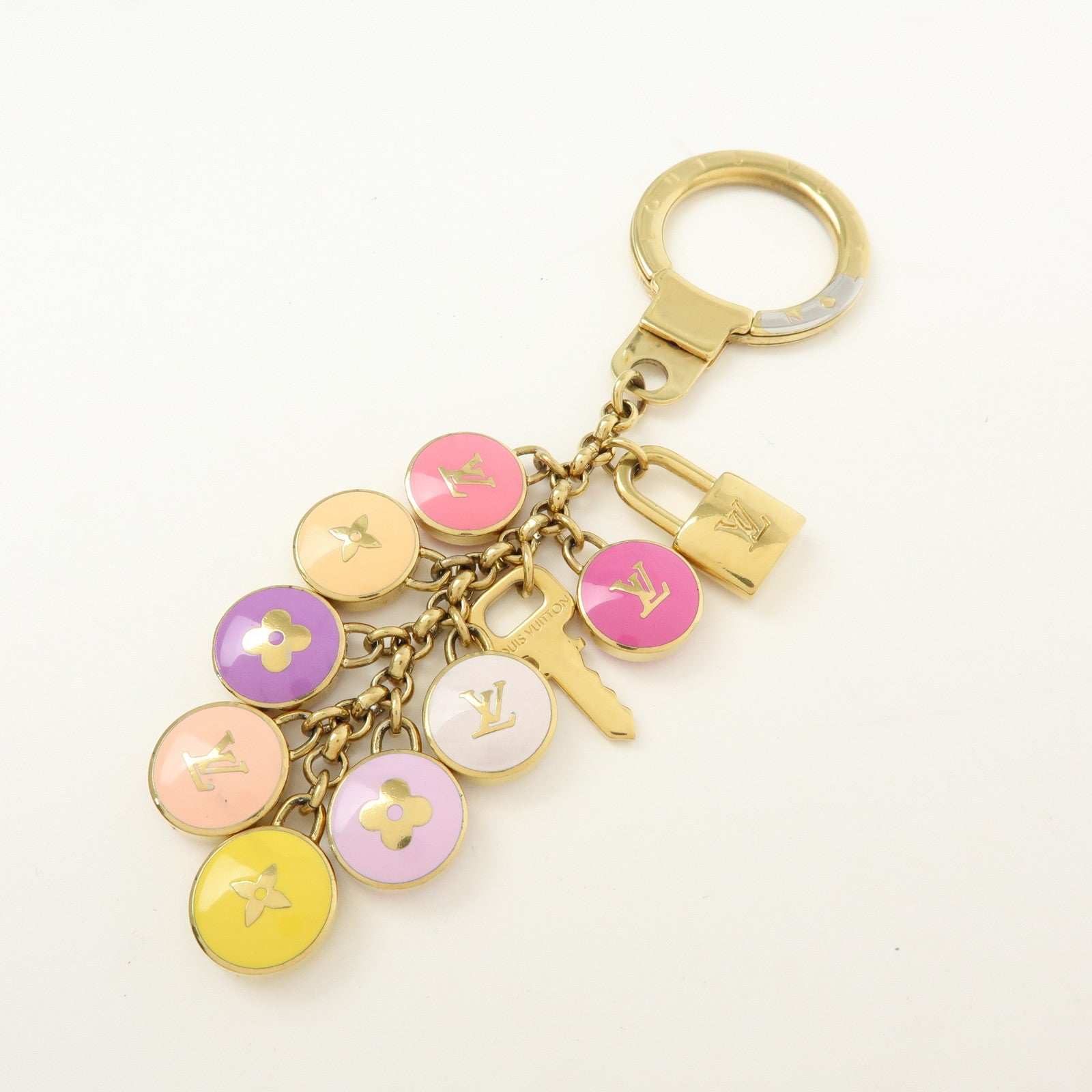 Louis Vuitton Porte Cles Pastilles Metal Bag Charm Key Chain M65646