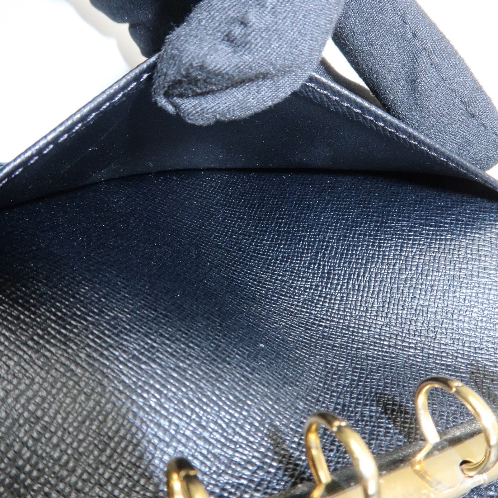 Louis Vuitton Epi Agenda PM Planner Cover Noir R20052
