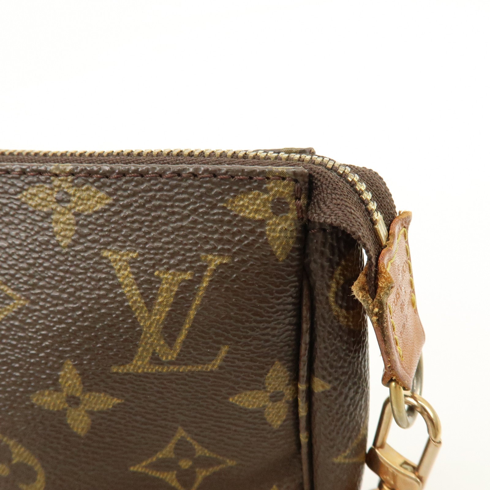 Louis Vuitton Monogram Pochette Accessoires Pouch Hand Bag M51980