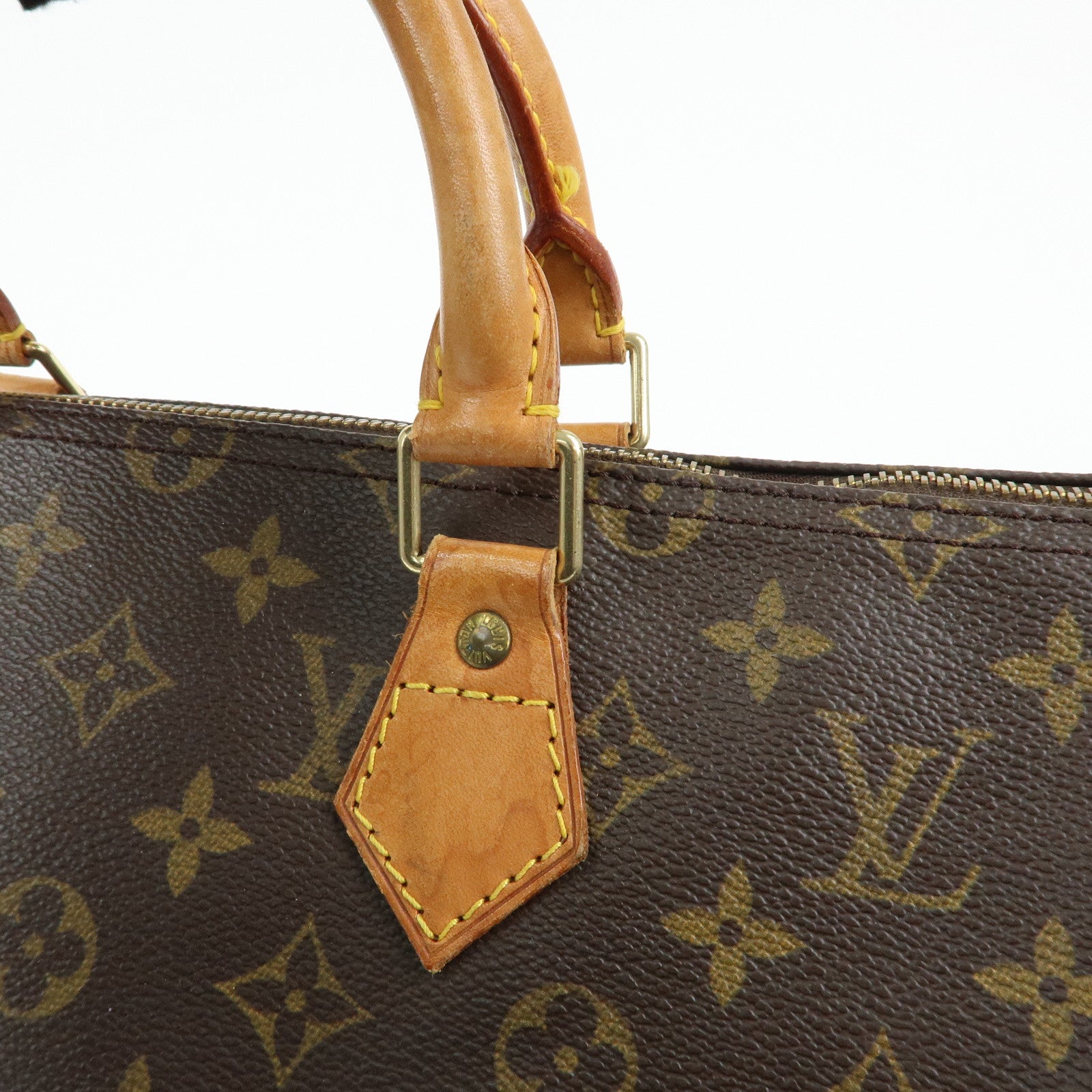 Louis Vuitton Monogram Speedy 35 Boston Bag Hand Bag Brown M41524