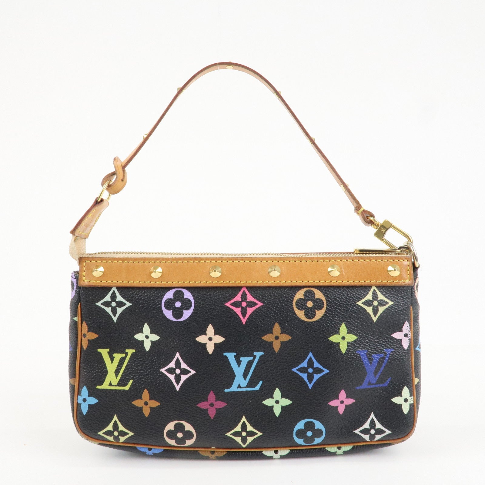 Louis Vuitton Monogram Multicolor Pochette Accessoires Noir M92648 Used