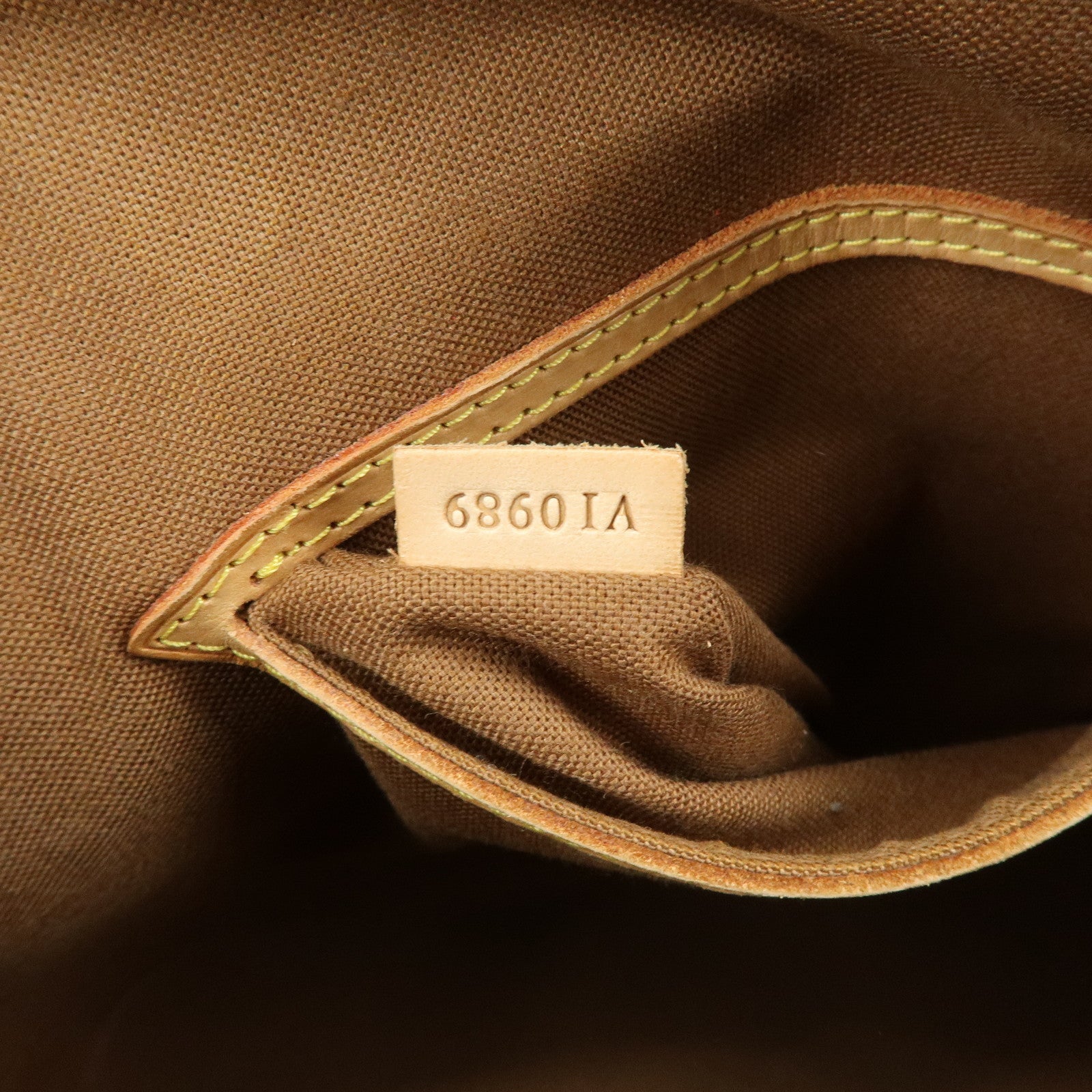 Louis Vuitton Monogram Alma Hand Bag Brown M51130