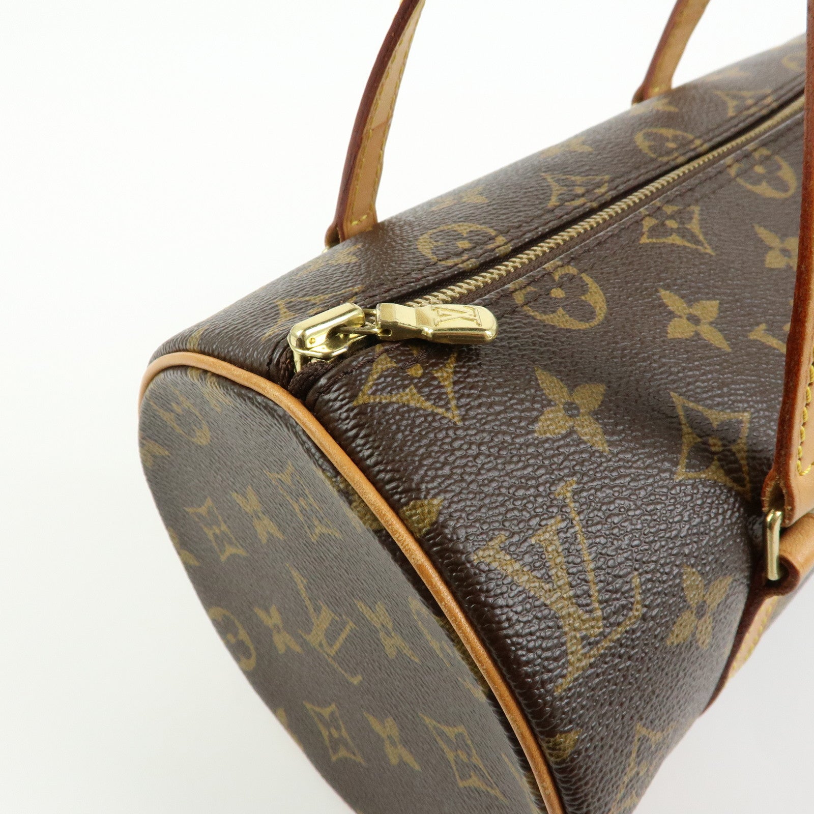 Louis Vuitton Monogram Papillon 26 Hand Bag Brown M51386