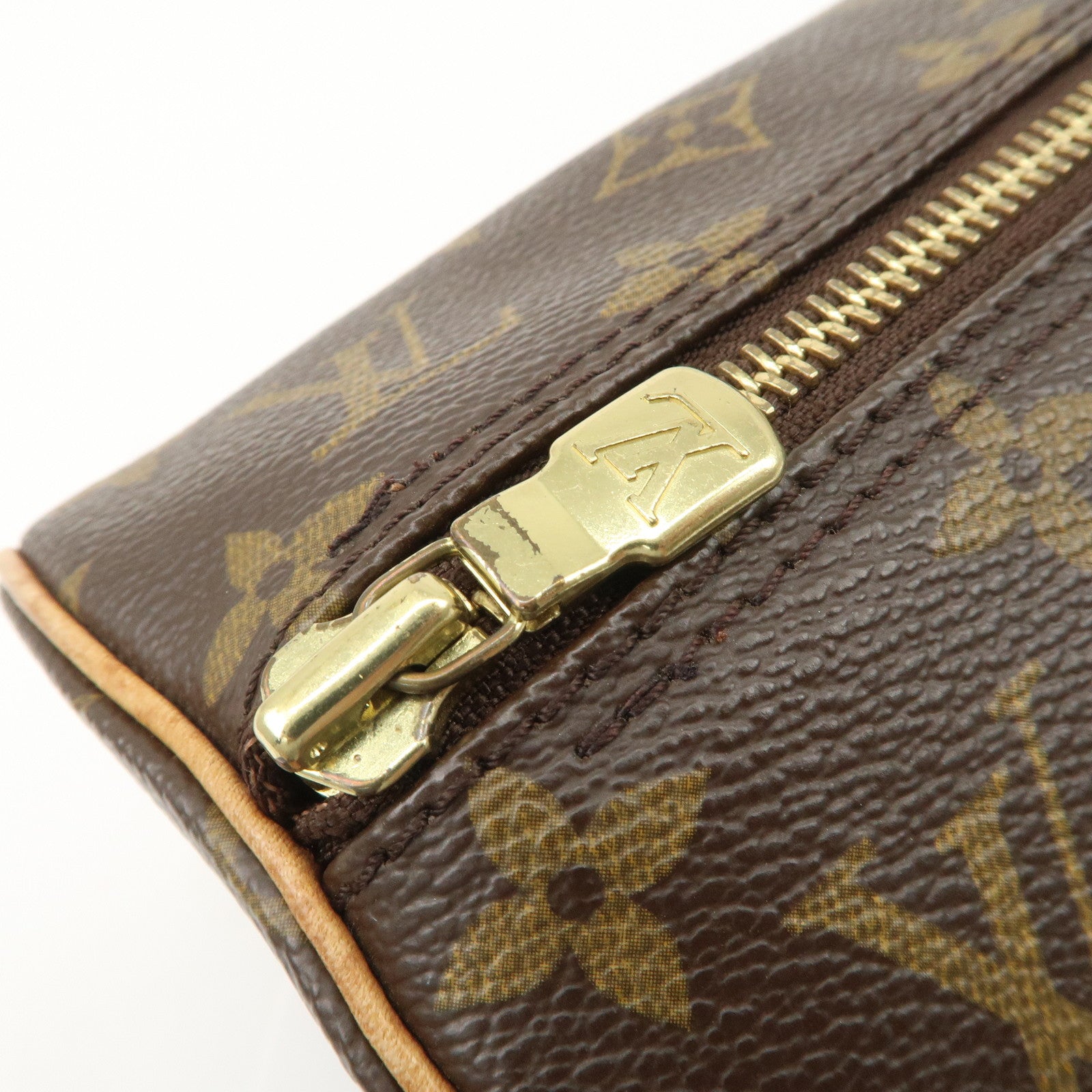 Louis Vuitton Monogram Papillon 30 Hand Bag New Style Brown M51385