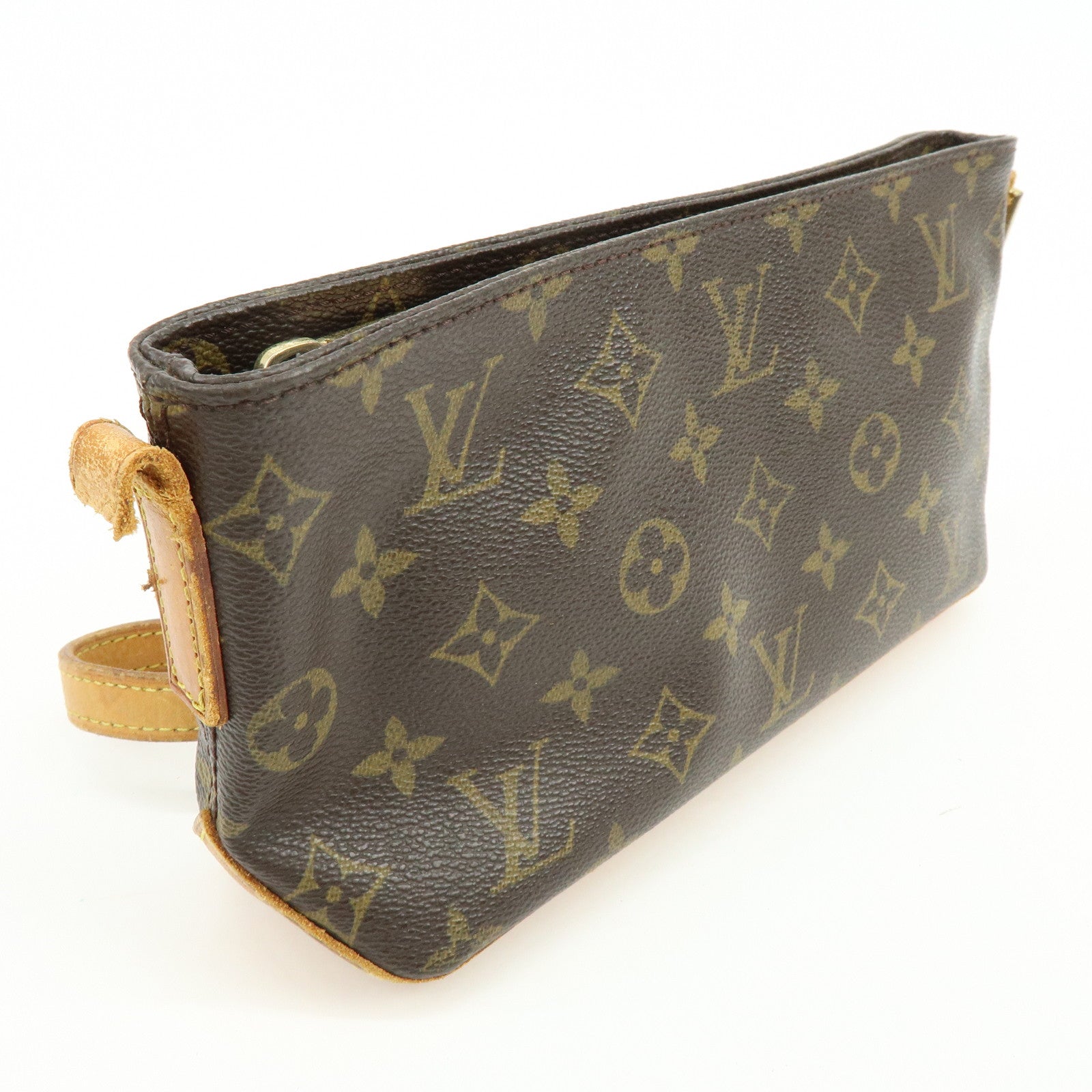 Louis Vuitton Monogram Trotteur Canvas Shoulder Bag Brown M51240