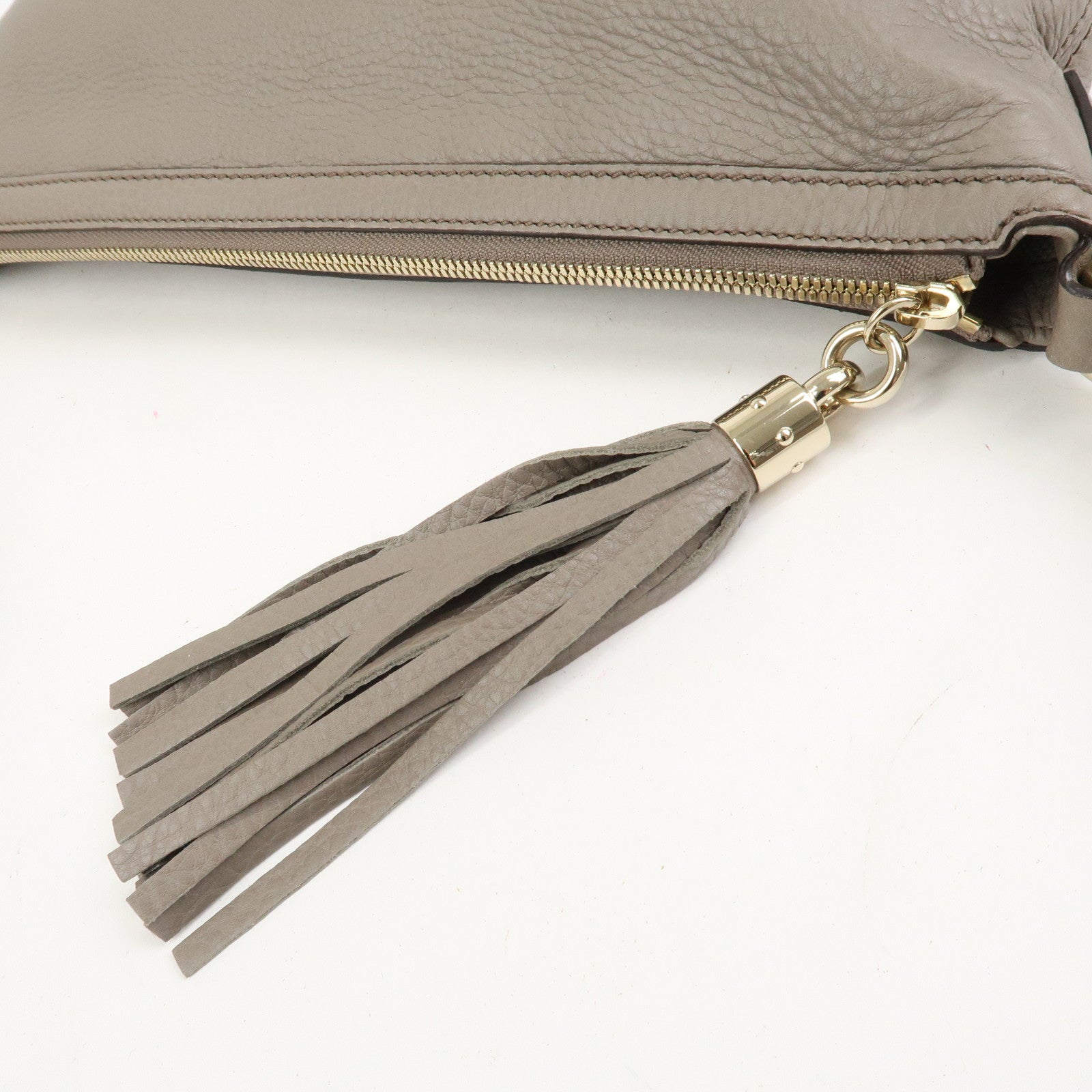 GUCCI SOHO Interlocking G Leather Shoulder Crossbody Bag 308361