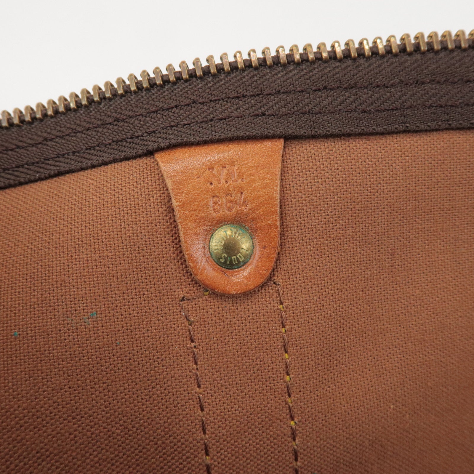 Louis Vuitton Monogram Keep All 55 Boston Bag Brown M41424