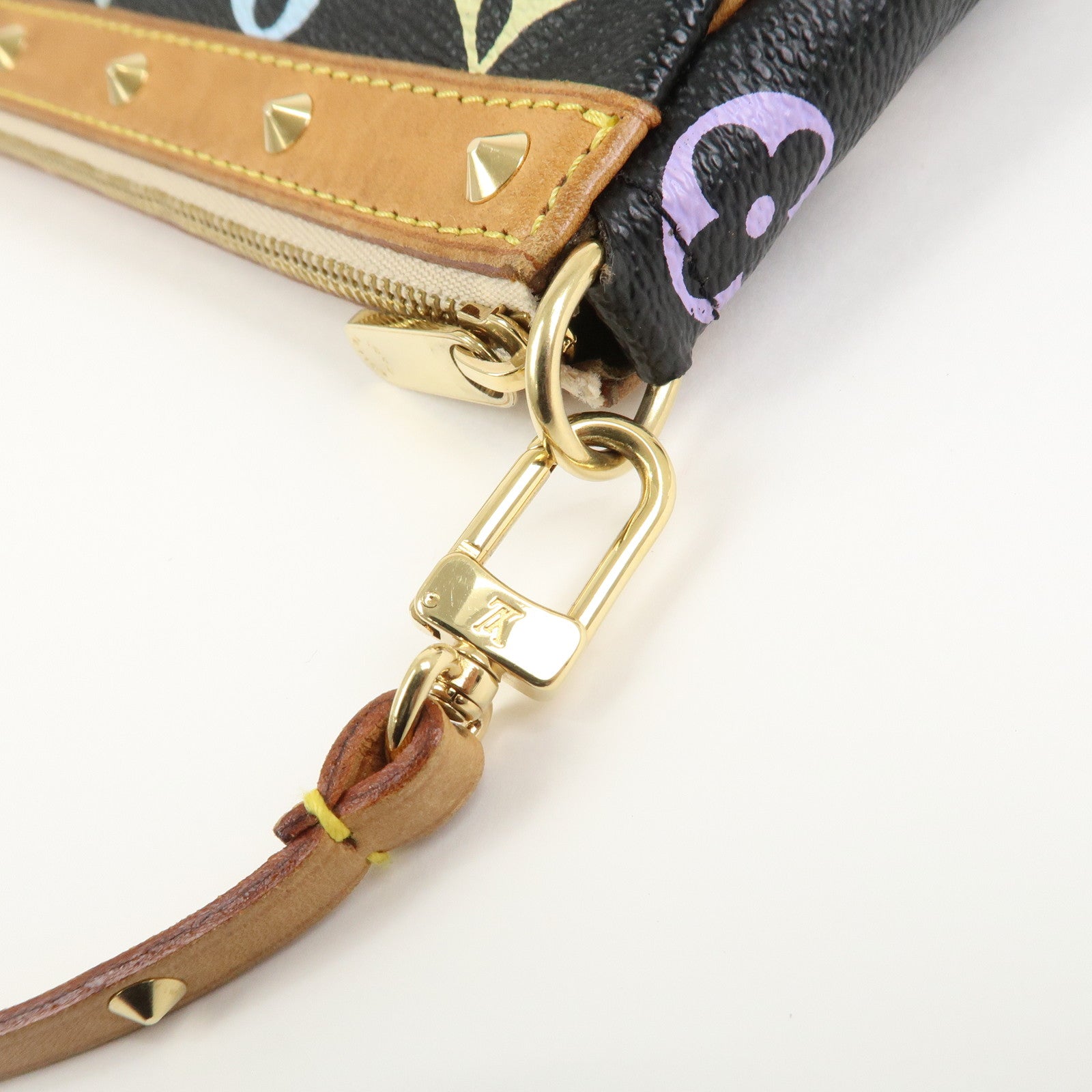Louis Vuitton Monogram Pochette Accessoires Multicolor Noir M92648