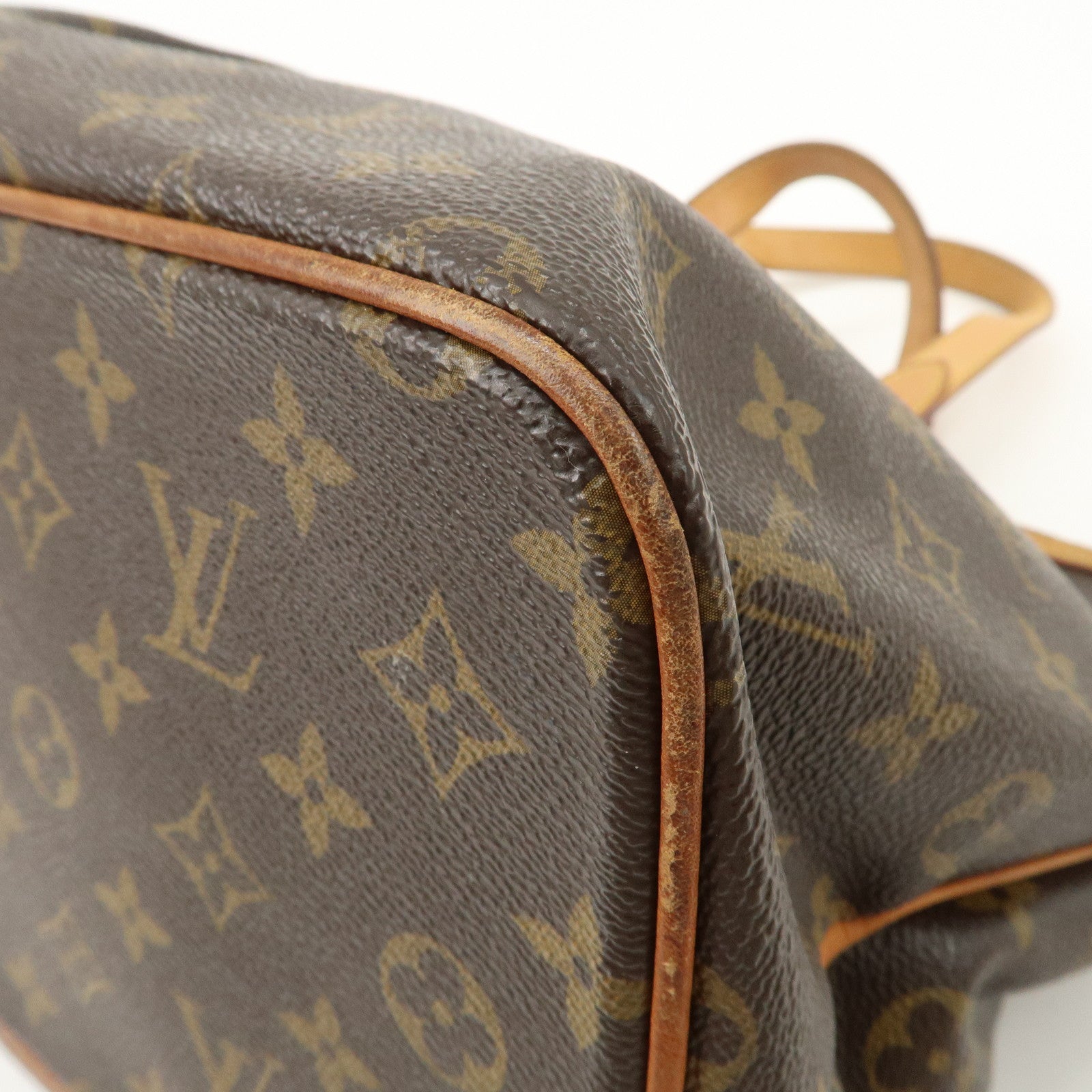 Louis Vuitton Monogram Palermo PM 2Way Hand Bag Brown M40145 Used
