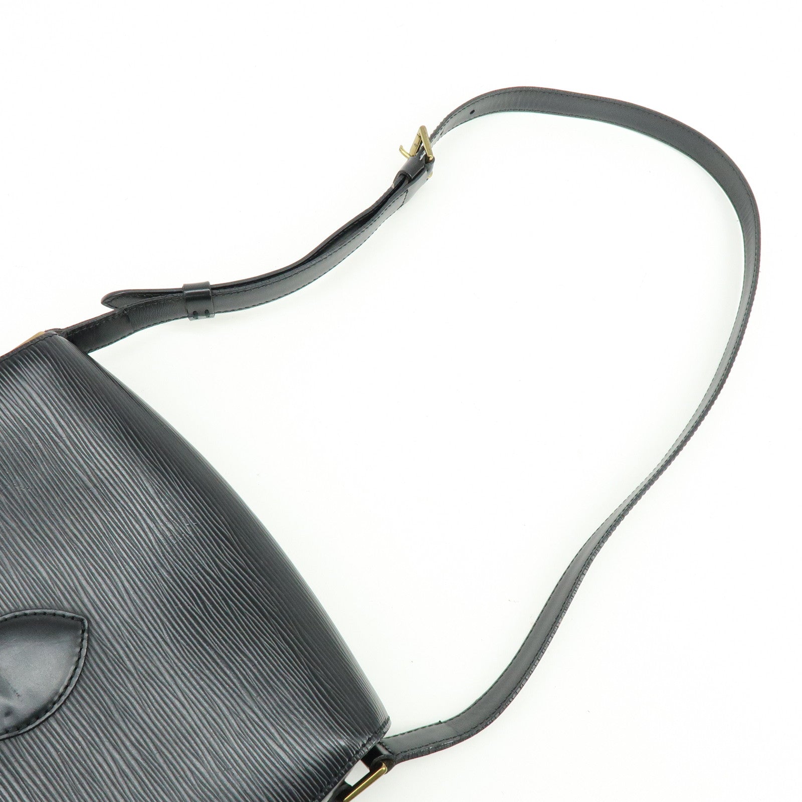 Louis Vuitton Epi Saint Cloud Shoulder Bag Black Noir M52192