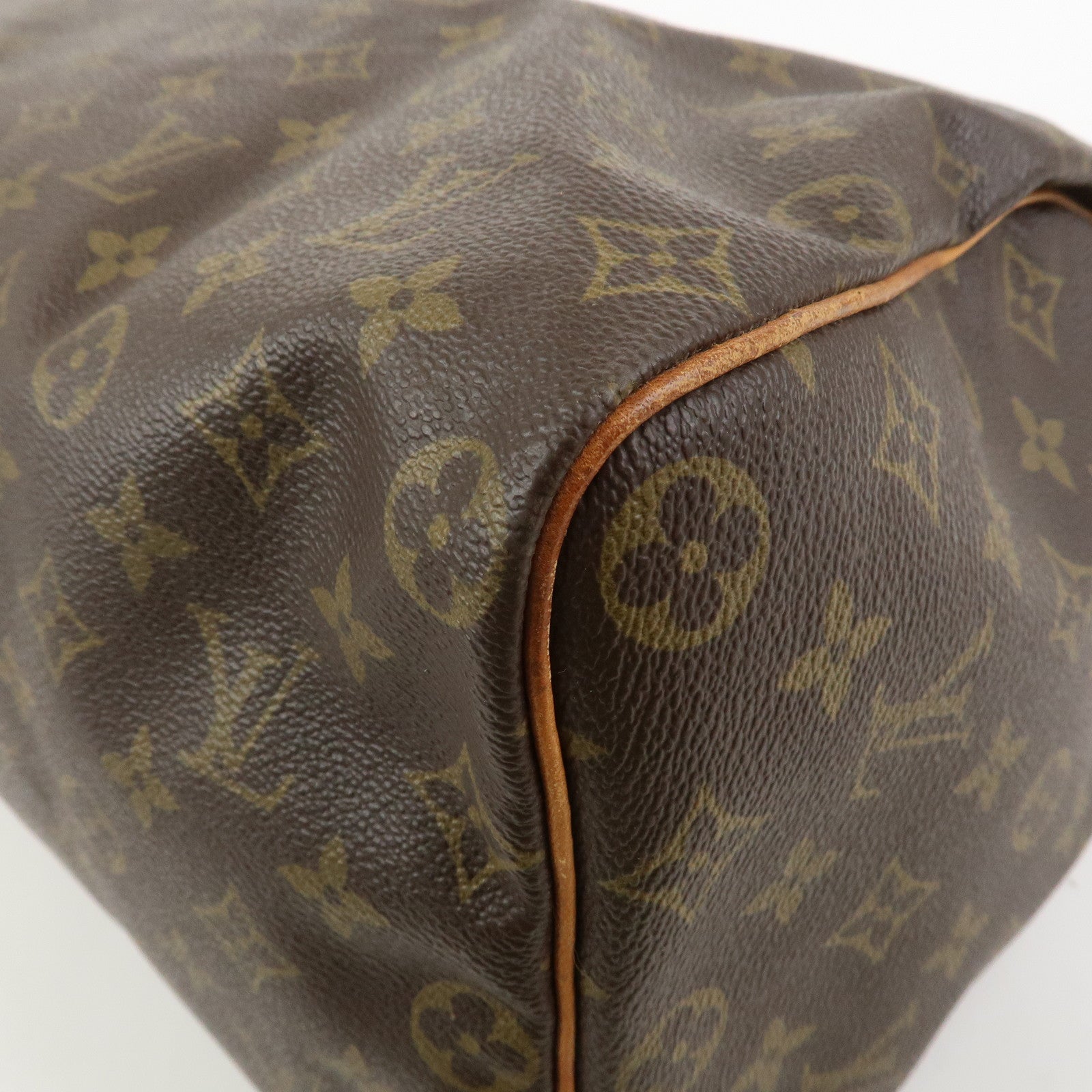 Louis Vuitton Monogram Speedy 40 Hand Bag Boston Bag Brown M41522